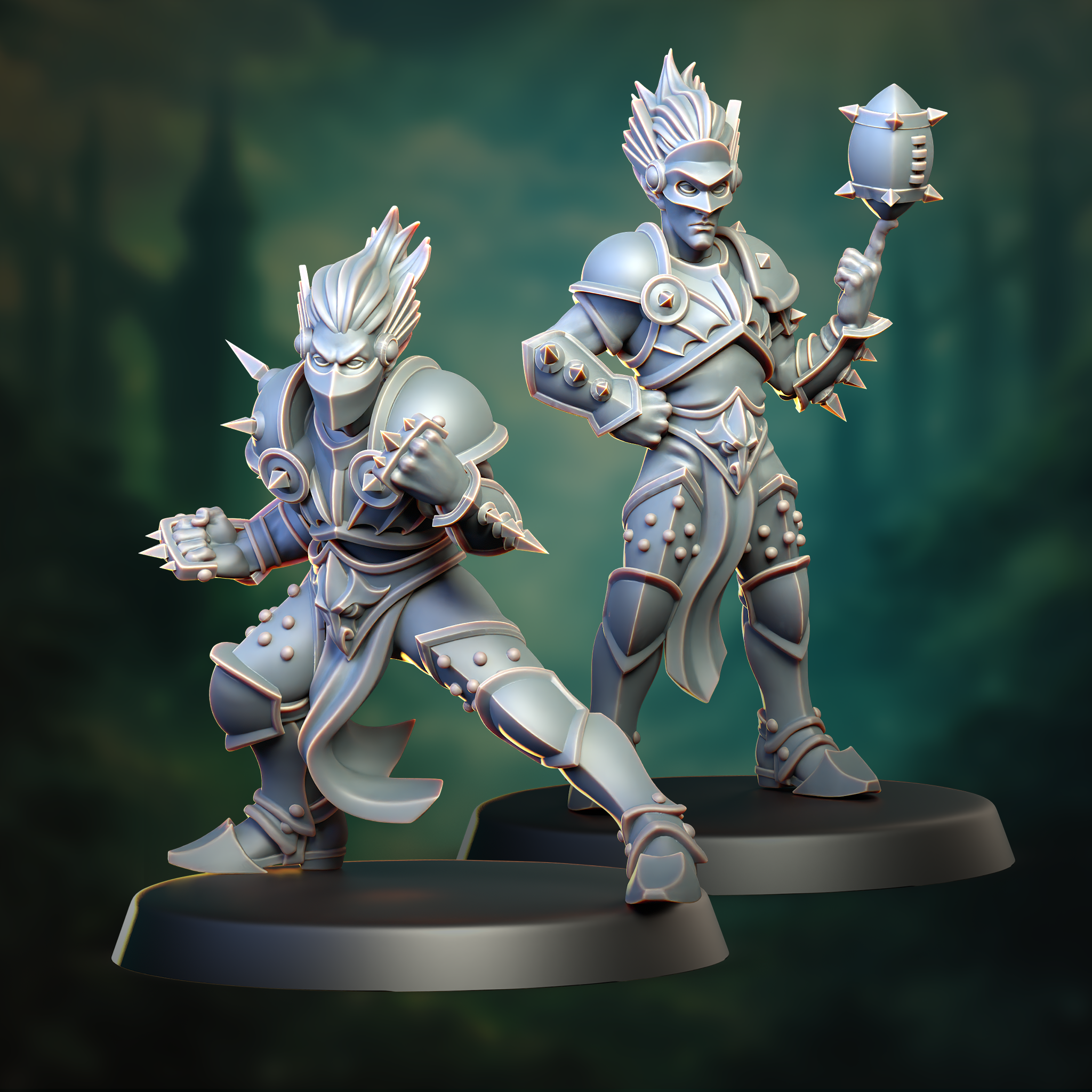 Quick Bros Duo Super Player | Fantasy Footy | Punga Miniatures | 2025 scale