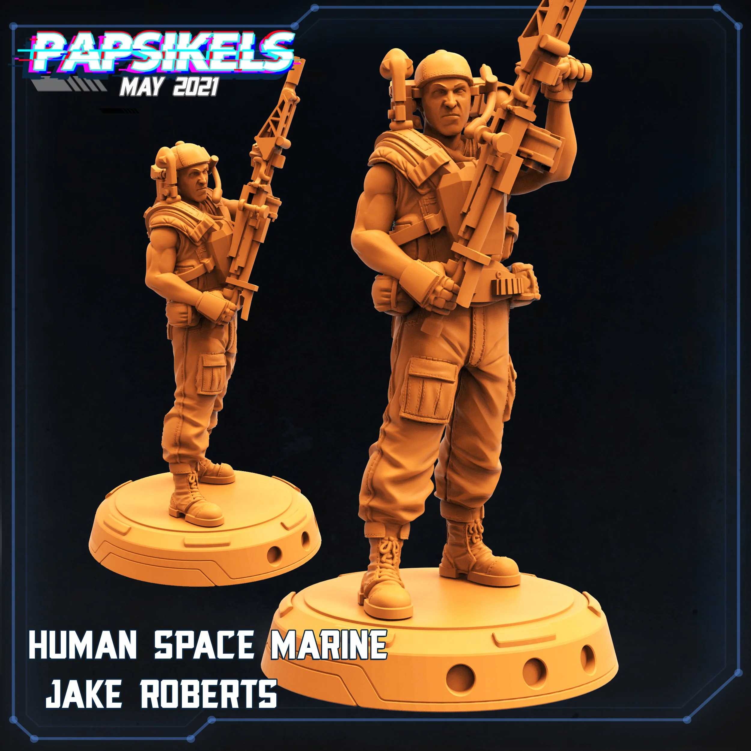 Jake Roberts - Colony Marines - 32mm scale