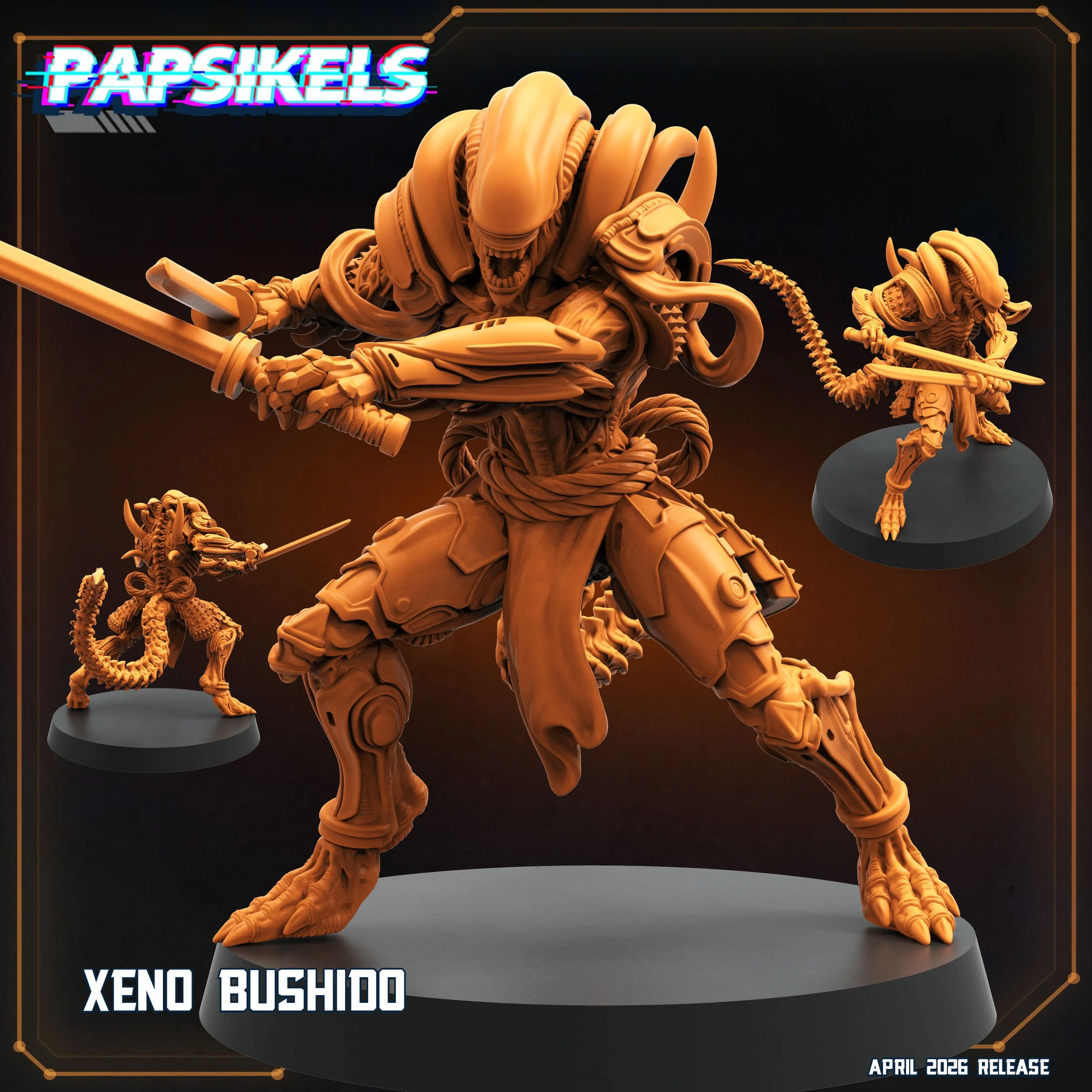 Xeno Bushido - Xenos - 32mm scale