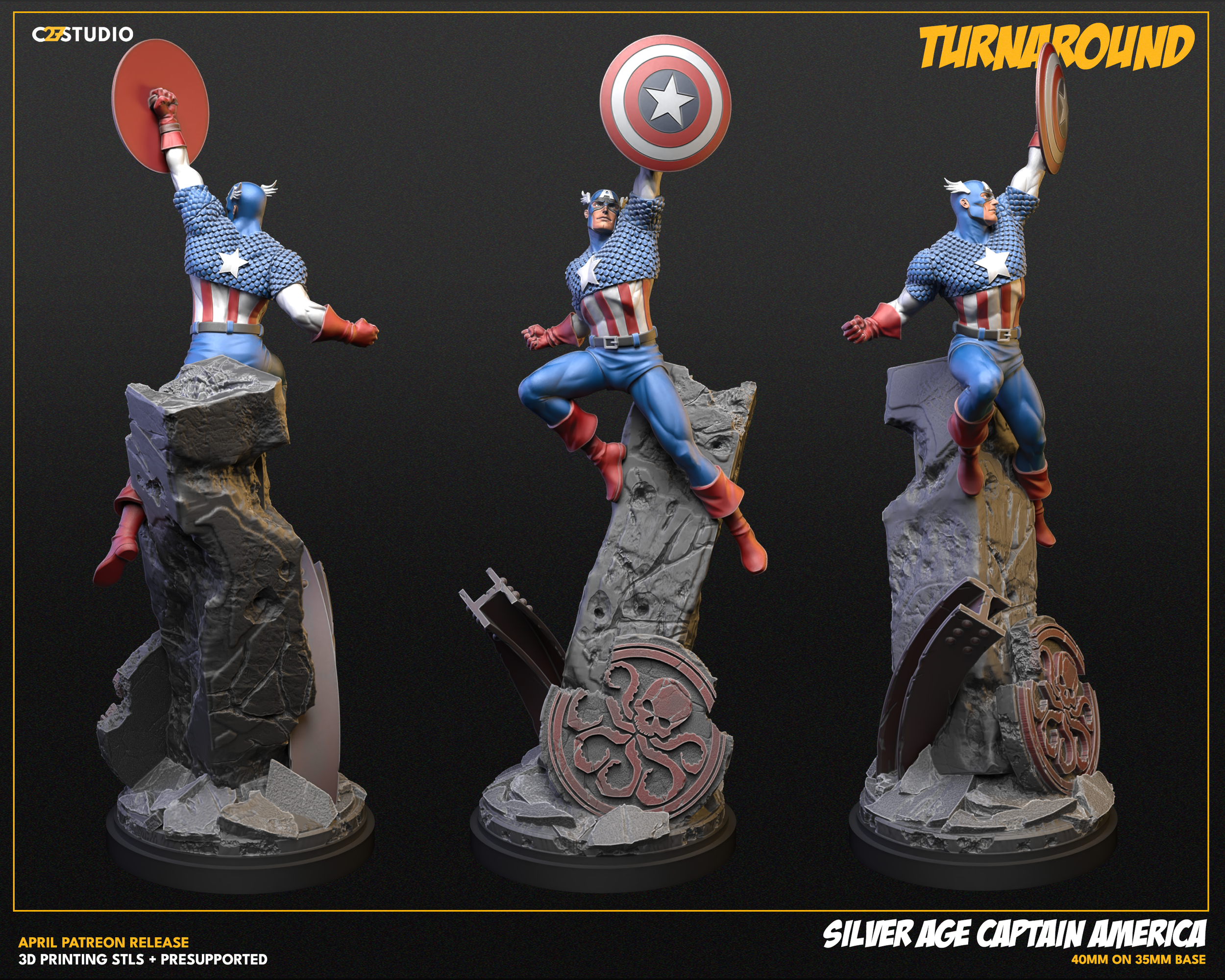 Silver Age Captain America - Turnaround.png