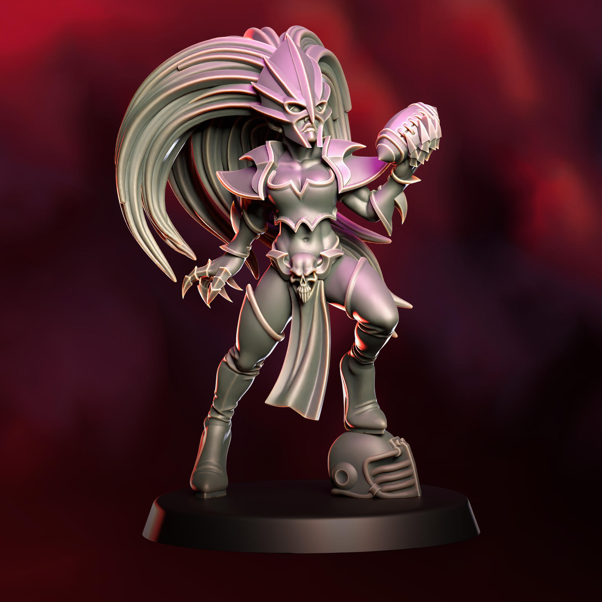Witch Queen Super Player | Fantasy Footy | Punga Miniatures | 2025 scale