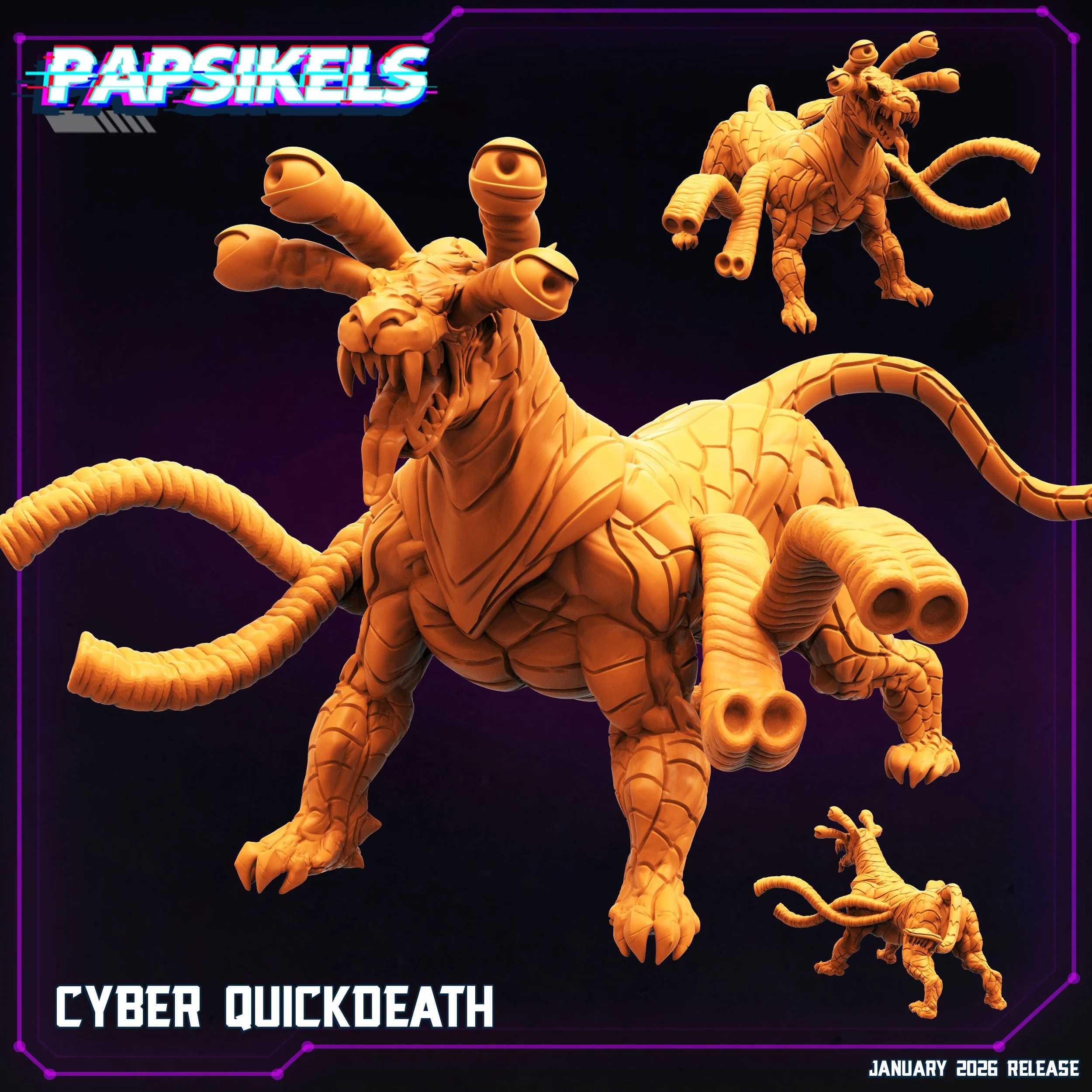 Cyber Quick Death - Cyberpunk - Papsikels - 32mm Scale