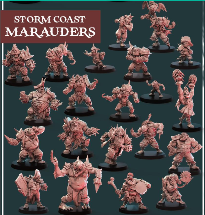 Storm Coast Marauders | Orcs |Fantasy Footy | Big Child Creatives