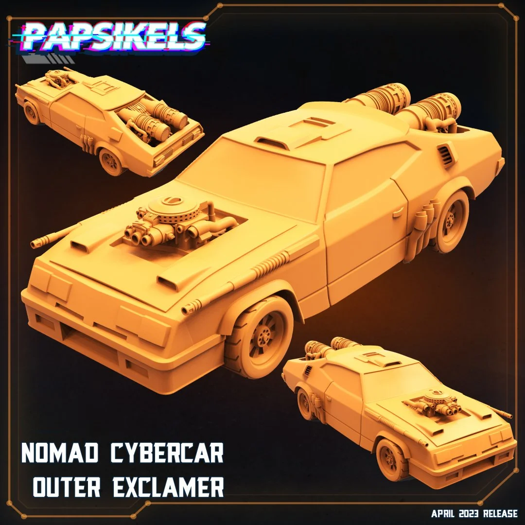 Nomad Cybercouter Exclaimer - Vehicle - Post Apoc - 28mm scale