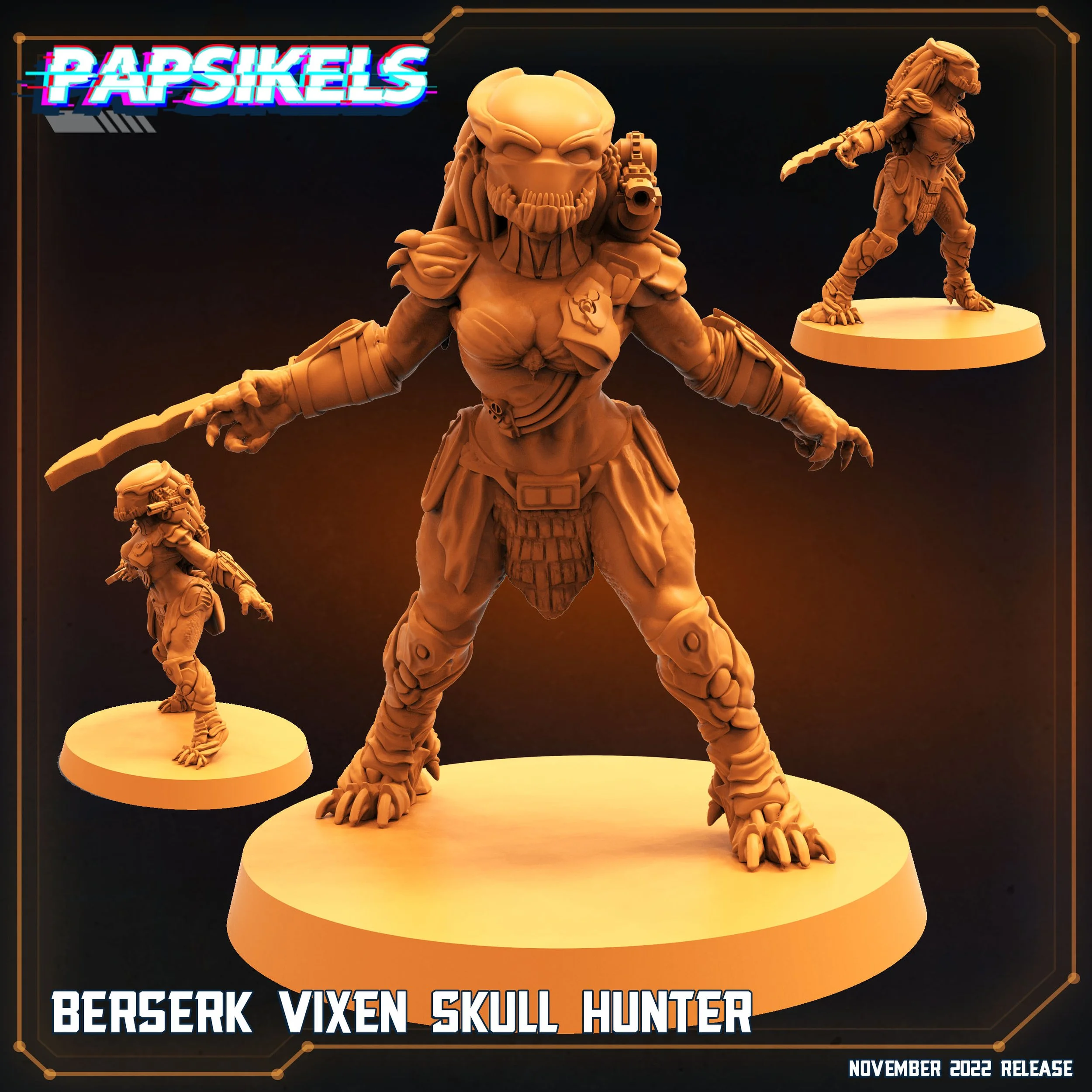 Berserk Vixen Hunter  - 32mm scale