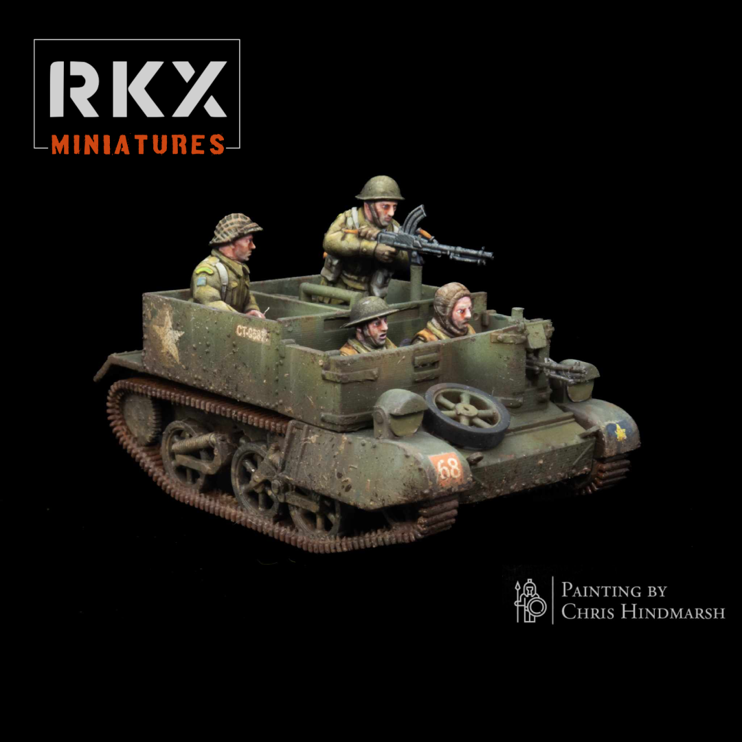 Bren Carrier Universal + crew  | Brits + Canada | RKX Miniatures | 28mm BA3