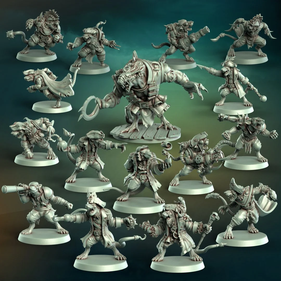 Pi-Rats / Fantasy Footy | Punga Miniatures | 2025 scale