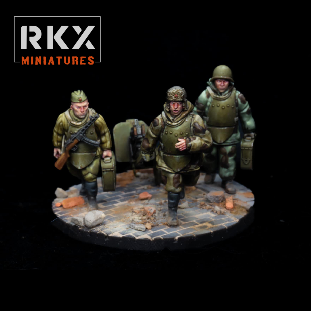 SG43 Redeploying | Soviet Engineers | RKX Miniatures | 28MM 1/56