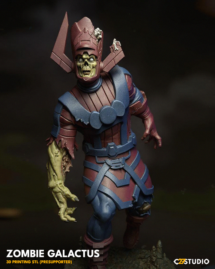 Zombie Galactus- C27 Miniatures - Superhero games - 40mm Scale System