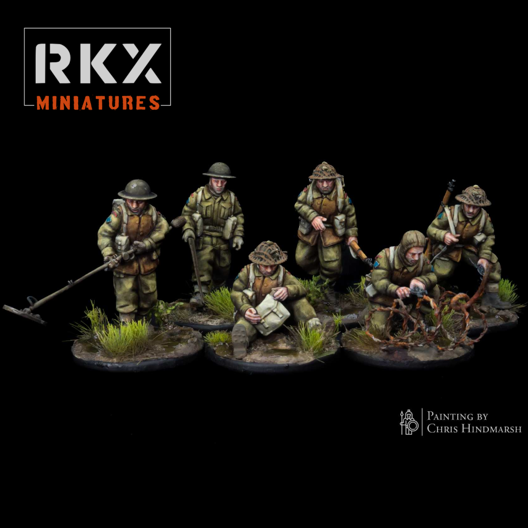Canadian Engineers  | Brits + Canada | RKX Miniatures | 28mm BA3