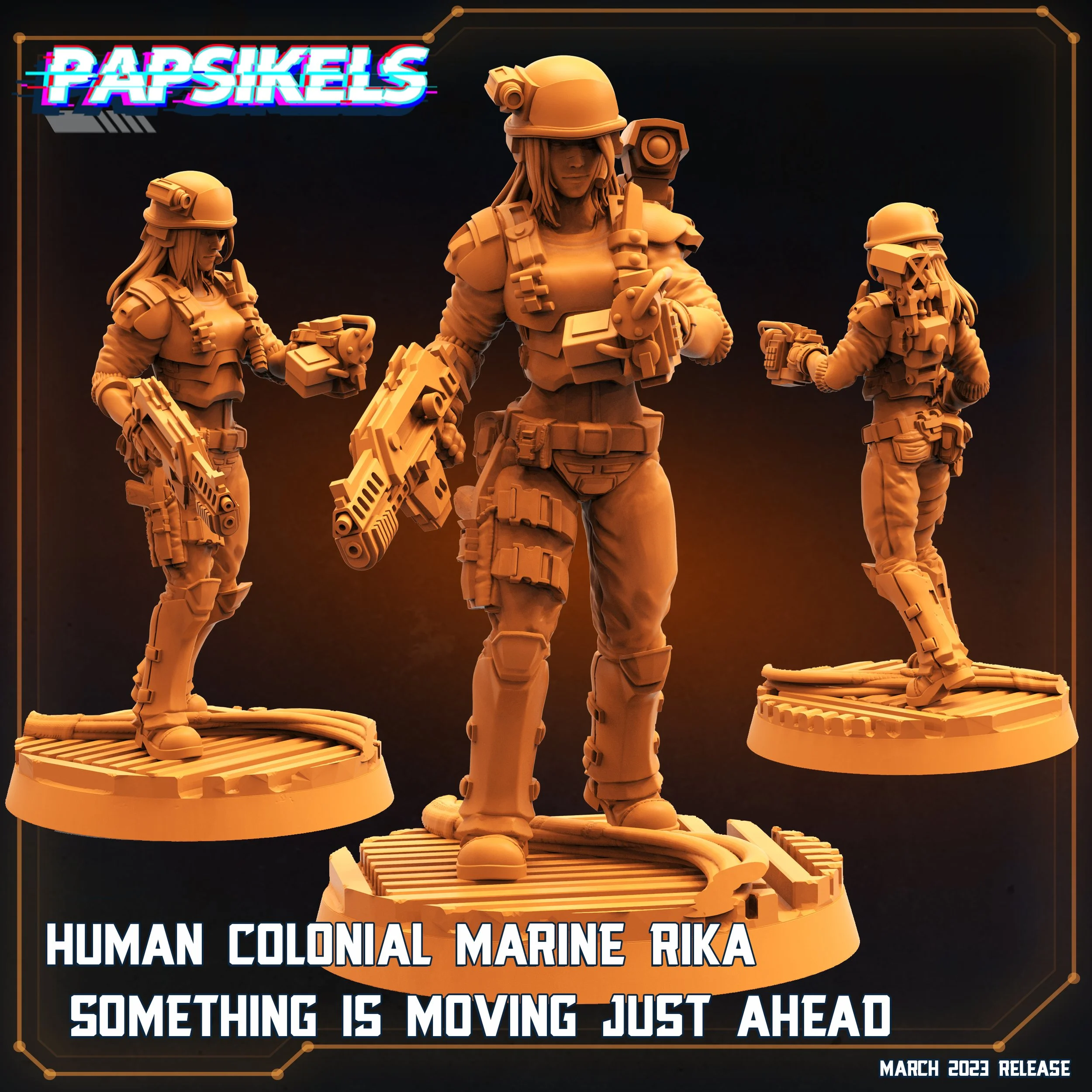 Rika 'Something is Moving' - Colony Marines - 32mm scale