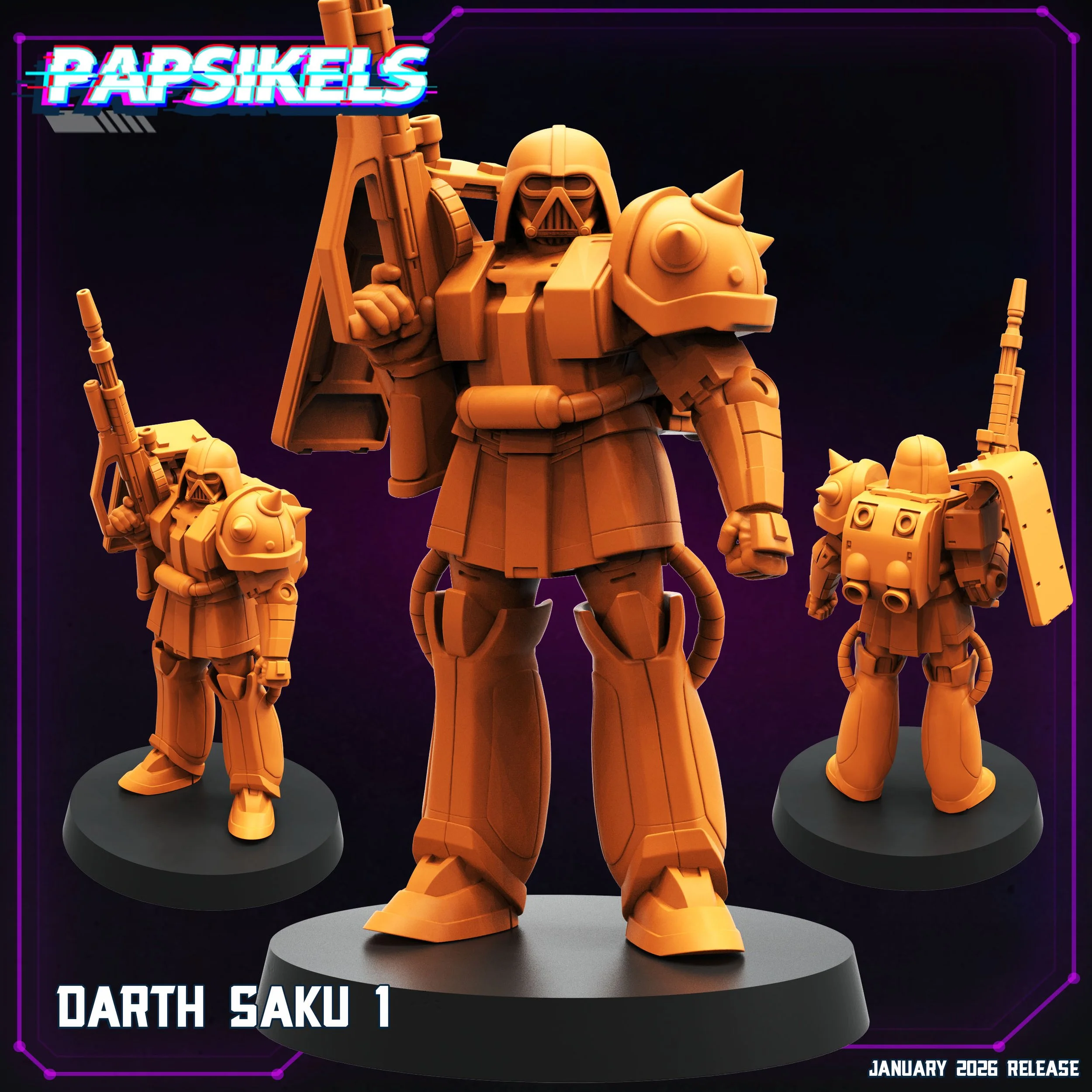 Darth Saku - Papsikels - 32mm Scale