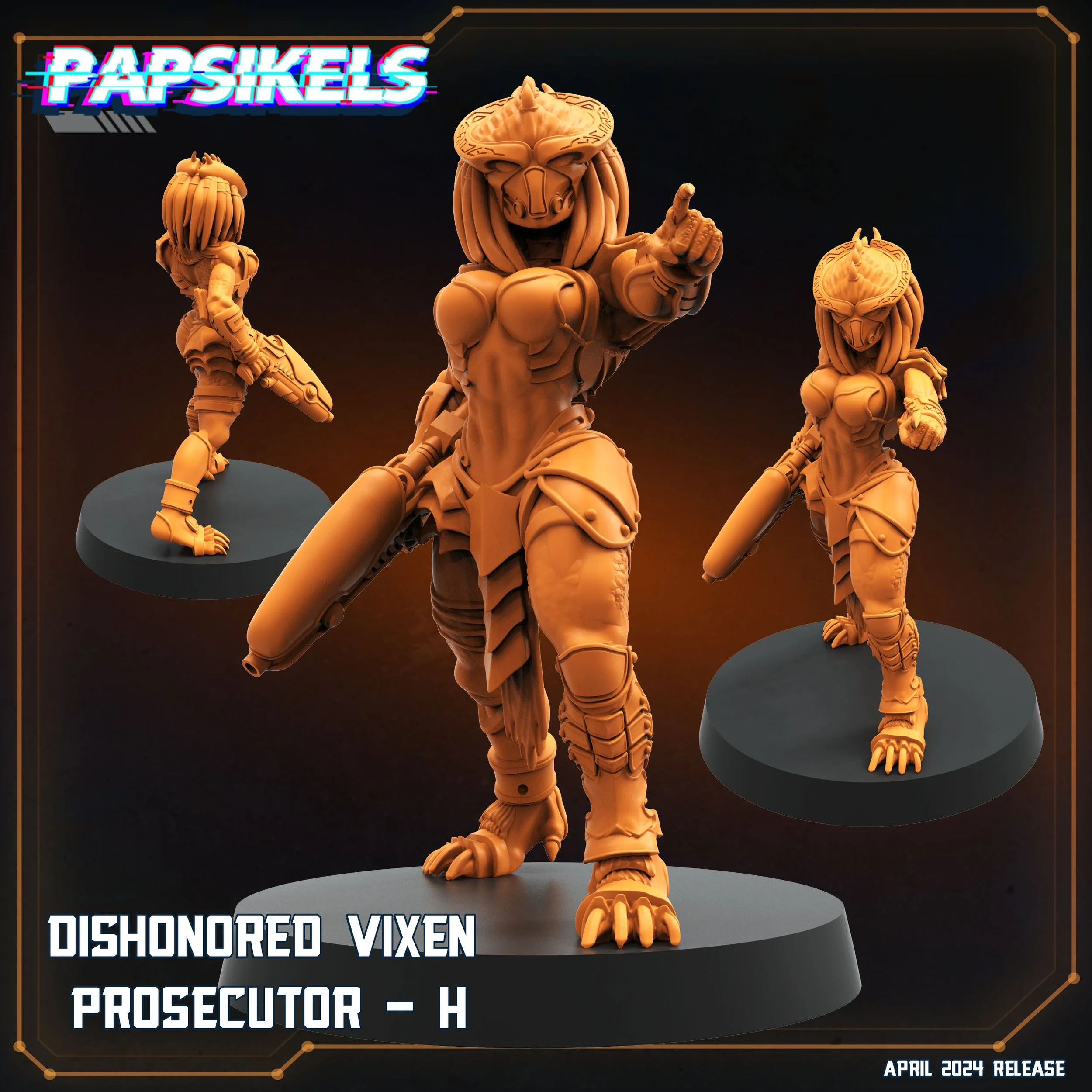 Dishonoured Vixen Prosecutor H  - 32mm scale