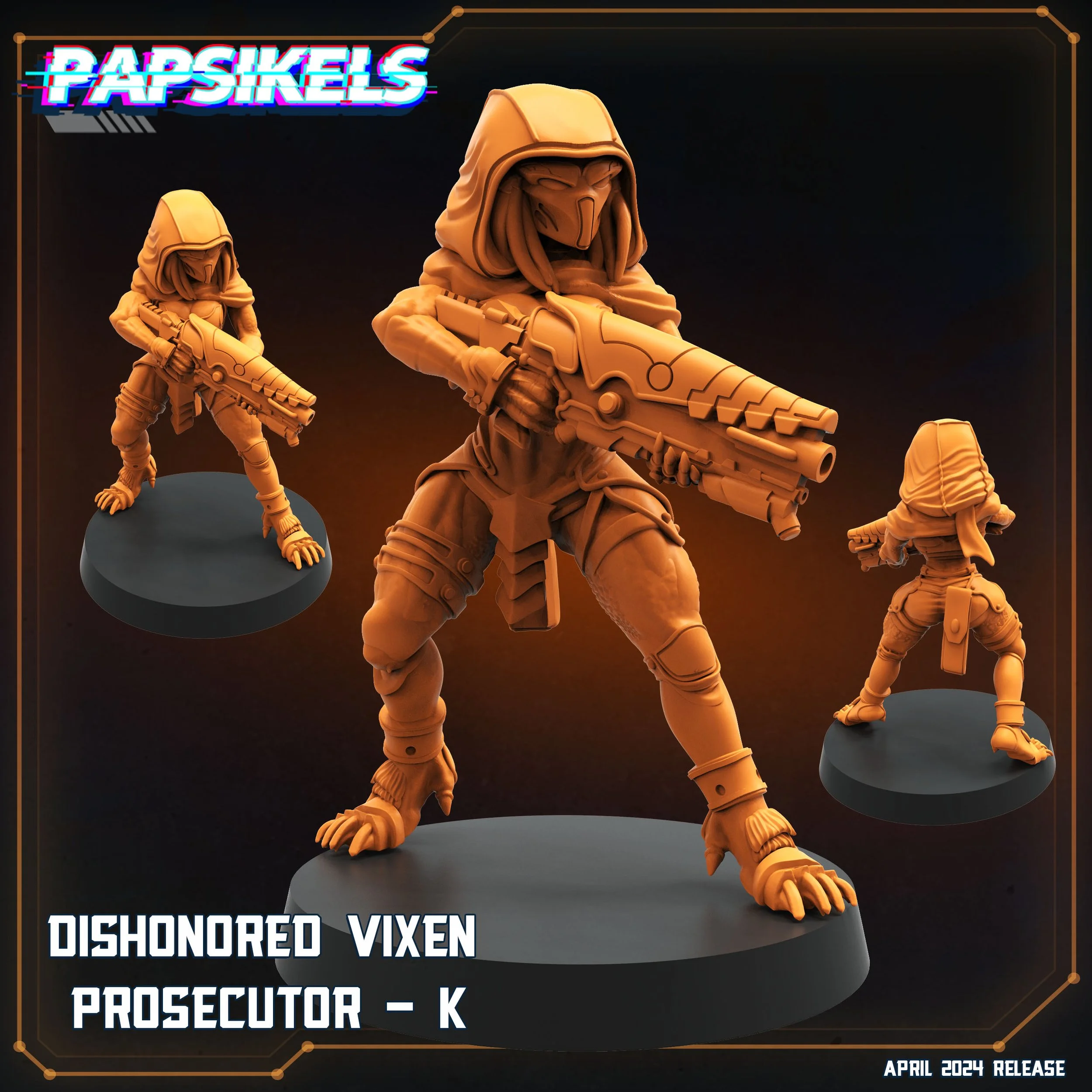 Dishonoured Vixen Prosecutor K   - 32mm scale