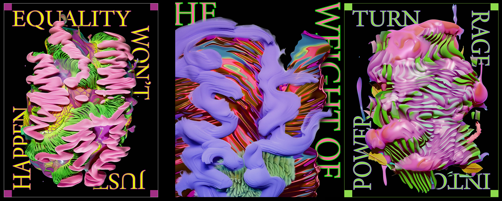 Coral Thoughts Poster Series