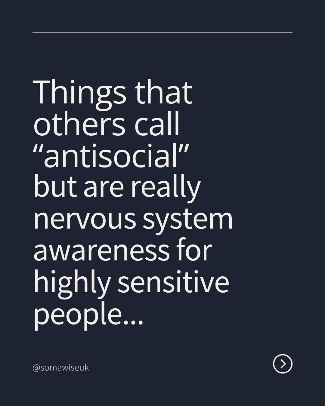 People with sensitive nervous systems aren&rsquo;t avoiding life. We&rsquo;re just simply working with a different capacity than the world sometimes expects. If you&rsquo;ve ever been made to feel weird, rude, or called &ldquo;antisocial&rdquo; for n