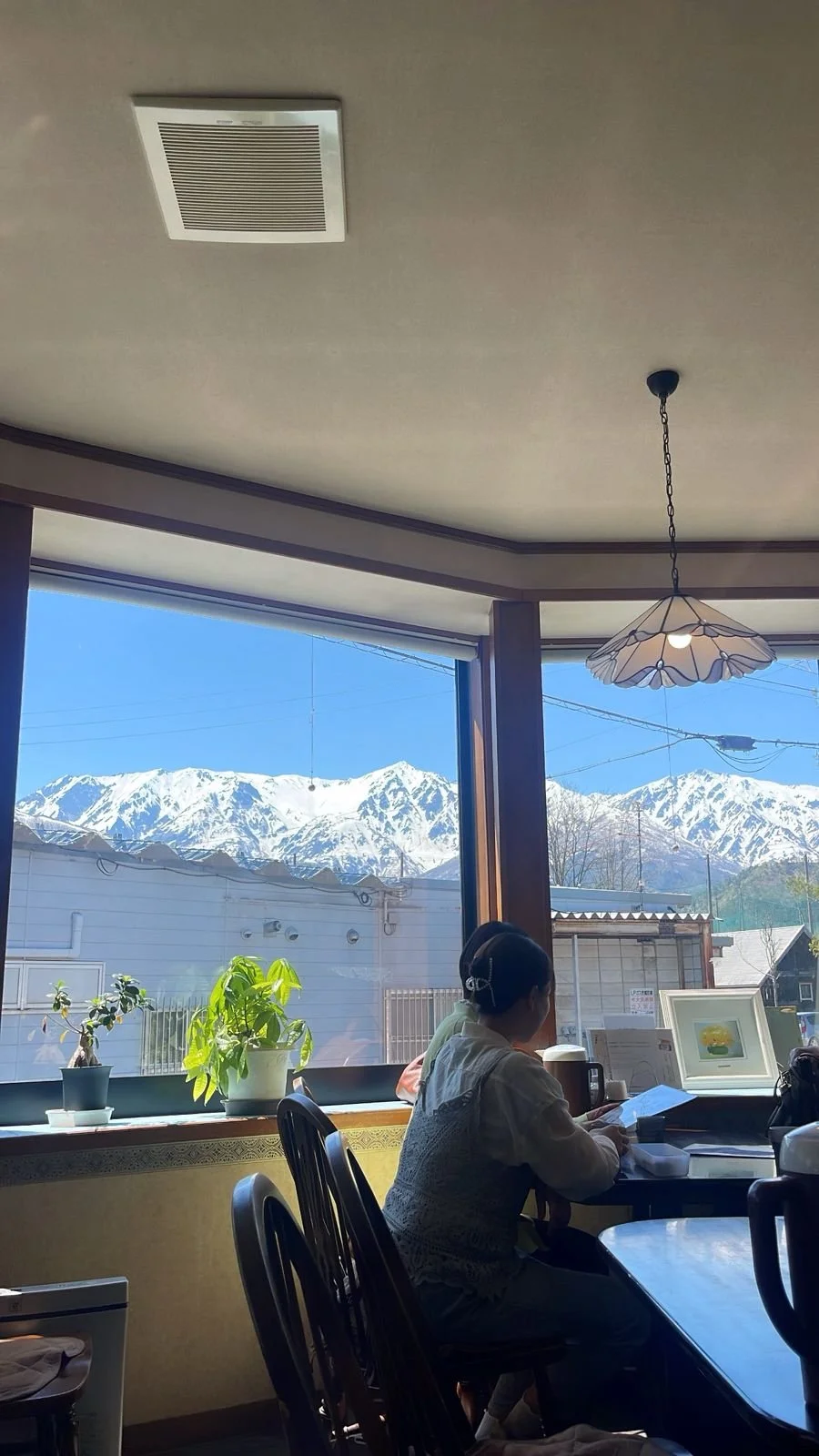 Mountain view from Ramuraito restaurant