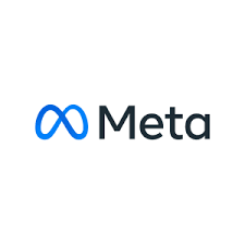 Meta logo with blue infinity symbol and the word Meta