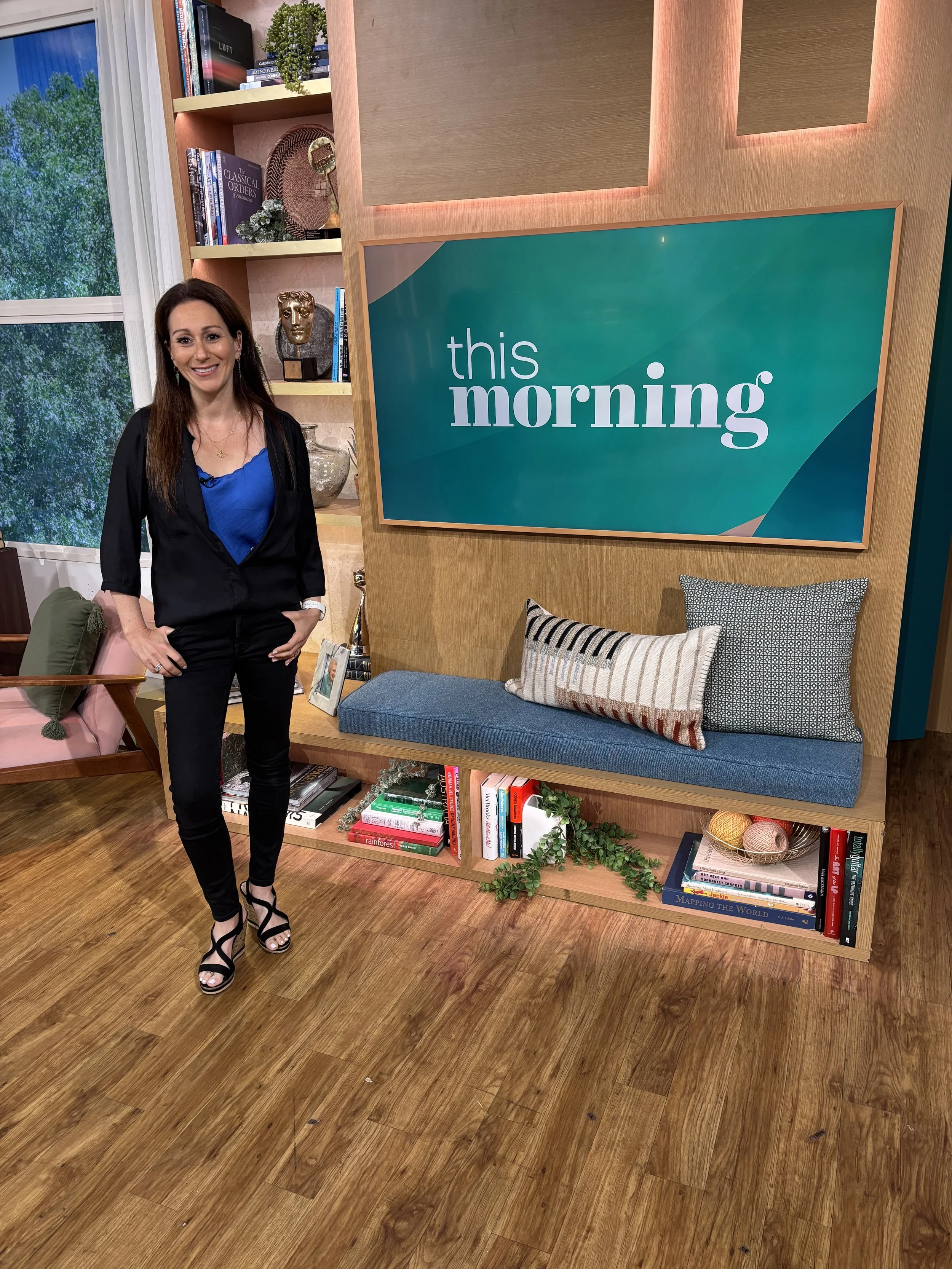 Dr Anna Colton on the set of This Morning