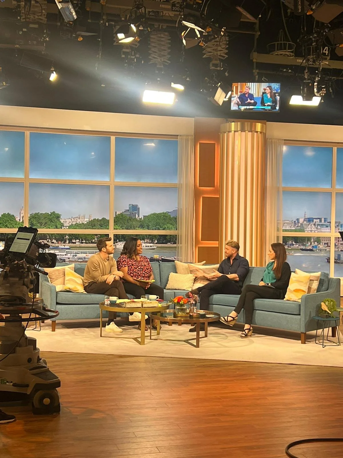 Dr Anna on set of This Morning