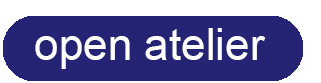 Open Atelier logo with white text inside a rounded dark blue shape.