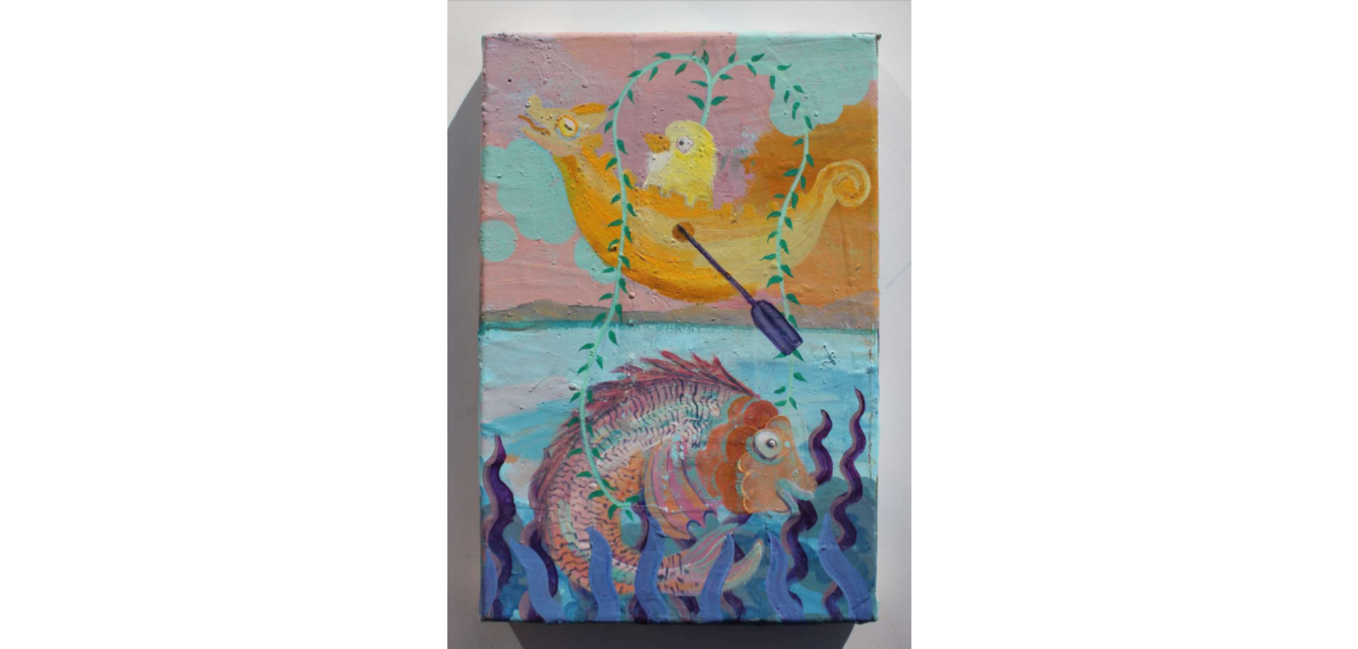 Prasgarkiet zingt een lied van vergeet mij niet