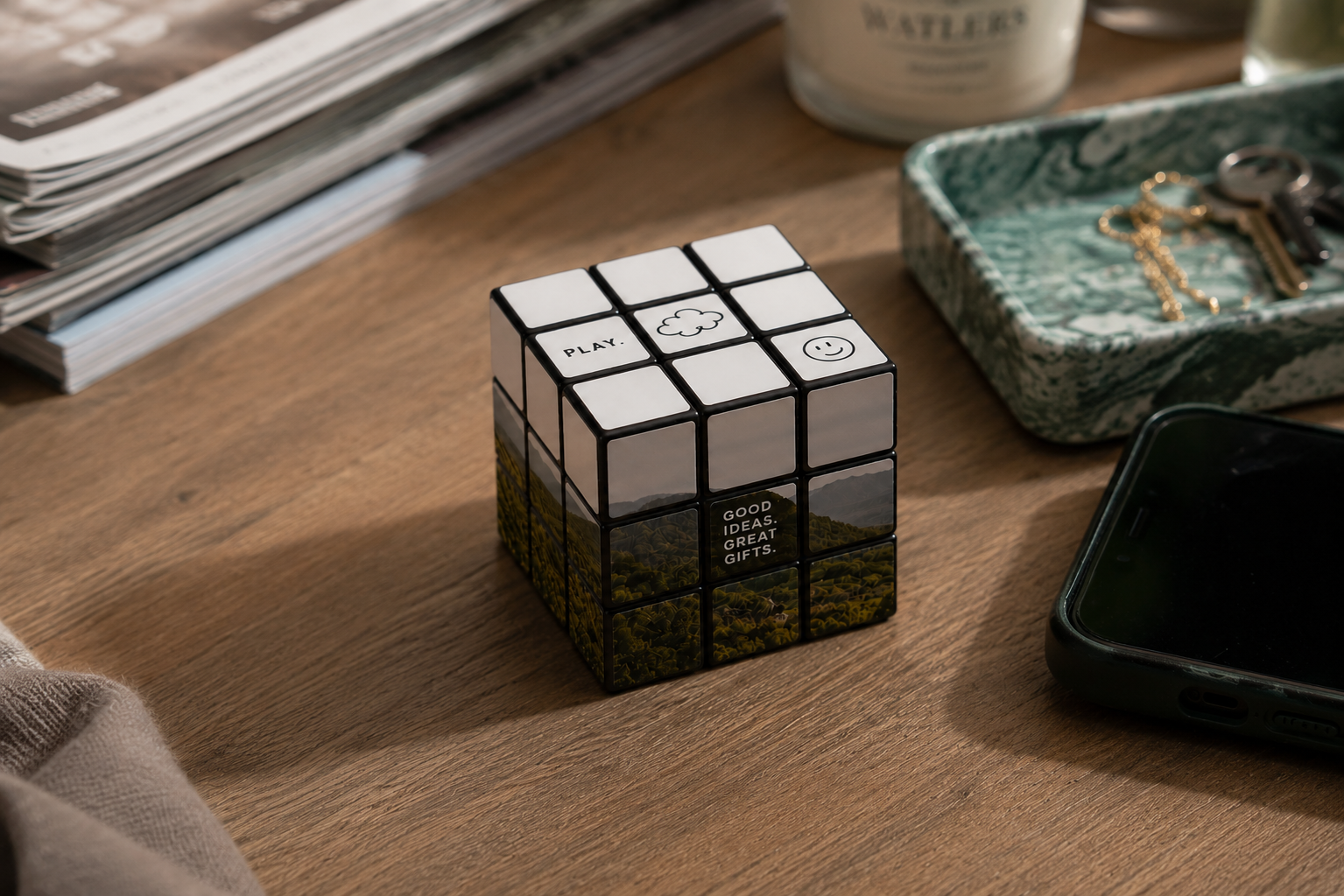 Rubik's cube personnalisé : le cadeau corporate qui reste sur le bureau