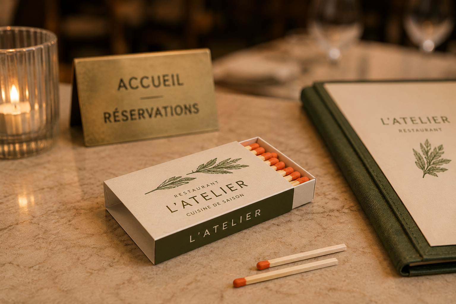 Allumettes personnalisées pour bars et restaurants : un support de communication élégant et mémorable