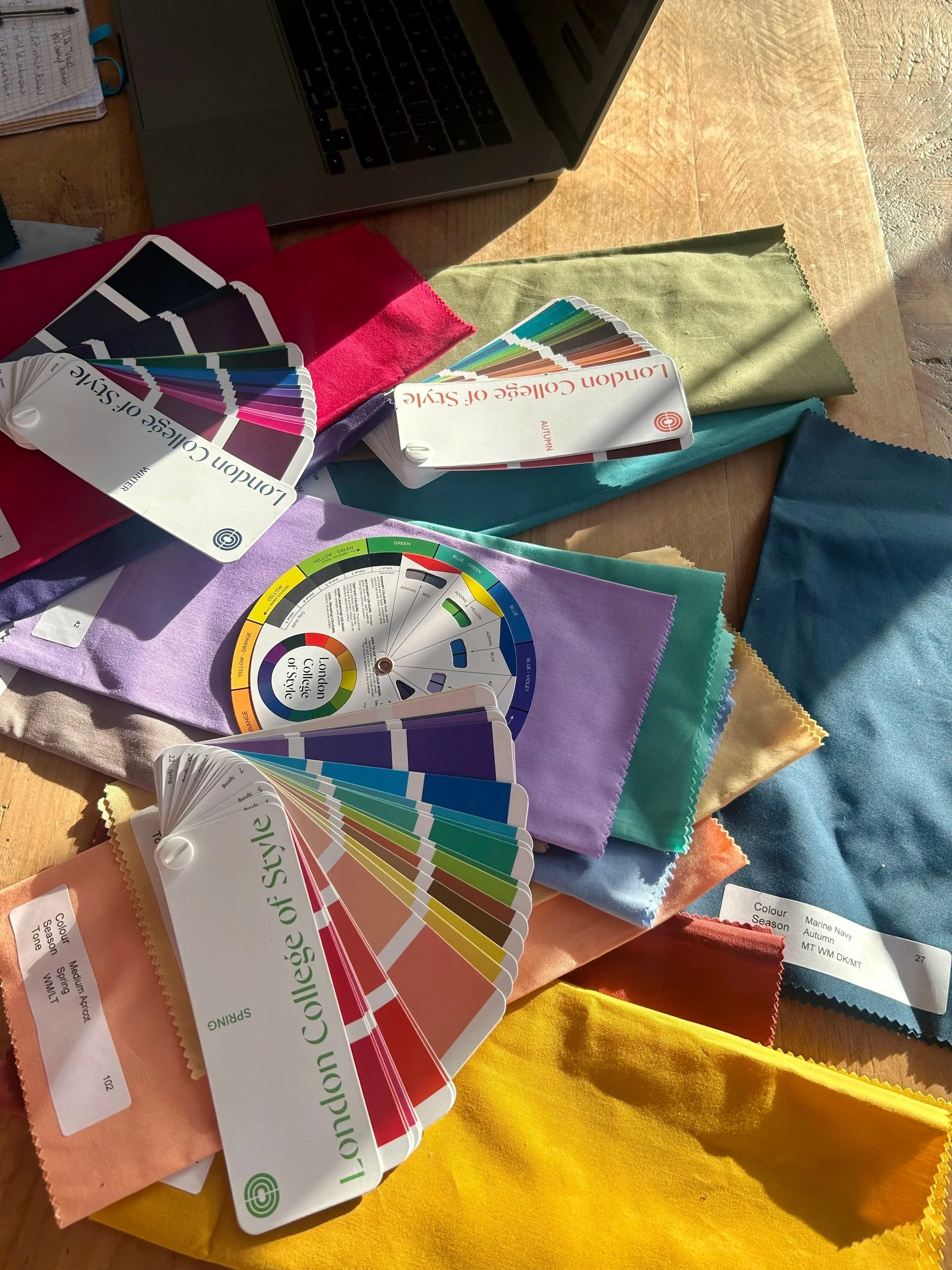 personal-colour-analysis-fabrics-swatches-colour-palettes-in-multiple-colours