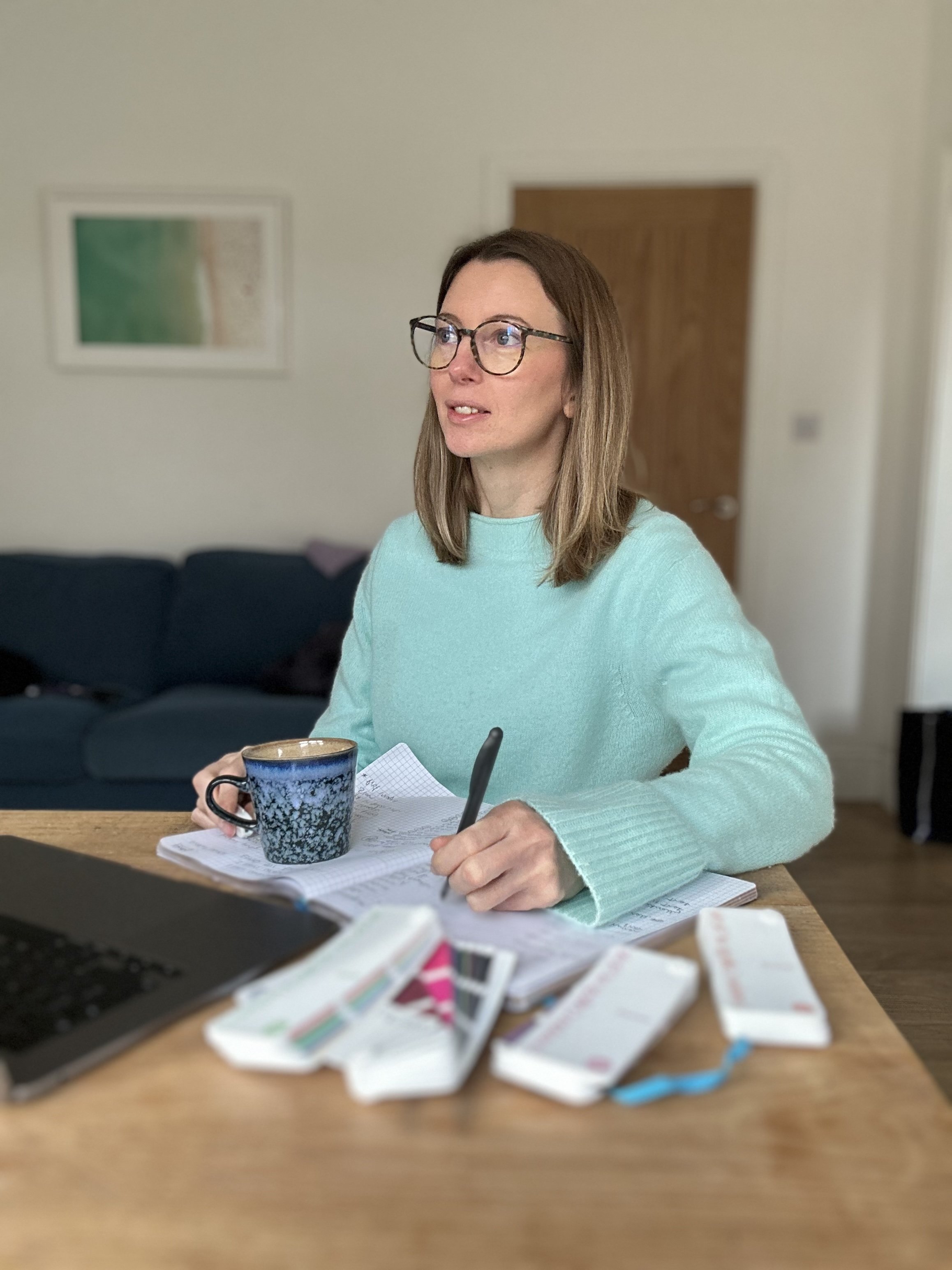 the-colour-room-studio-owner-derbyshire-uk-personalised-colour-consultation-colour fans-fabrics