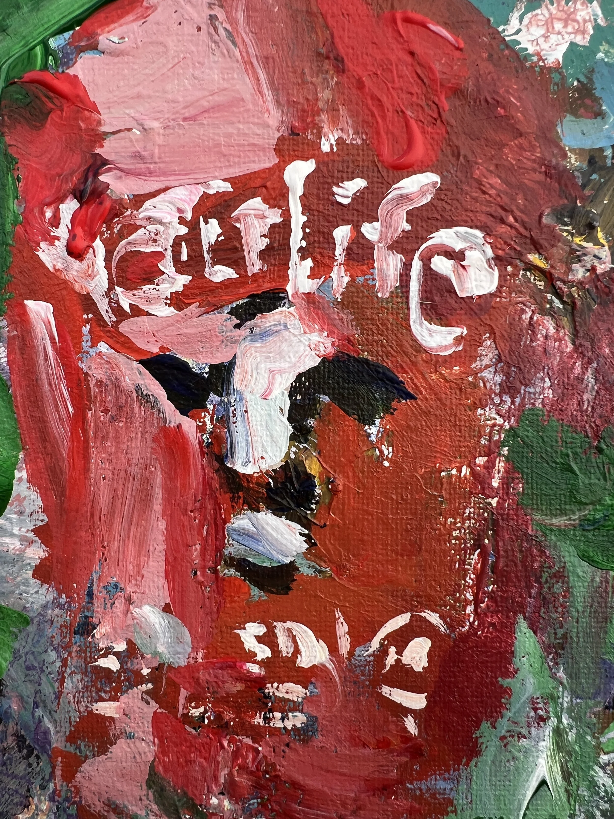 original Fairlife Link container painting - detail image 3