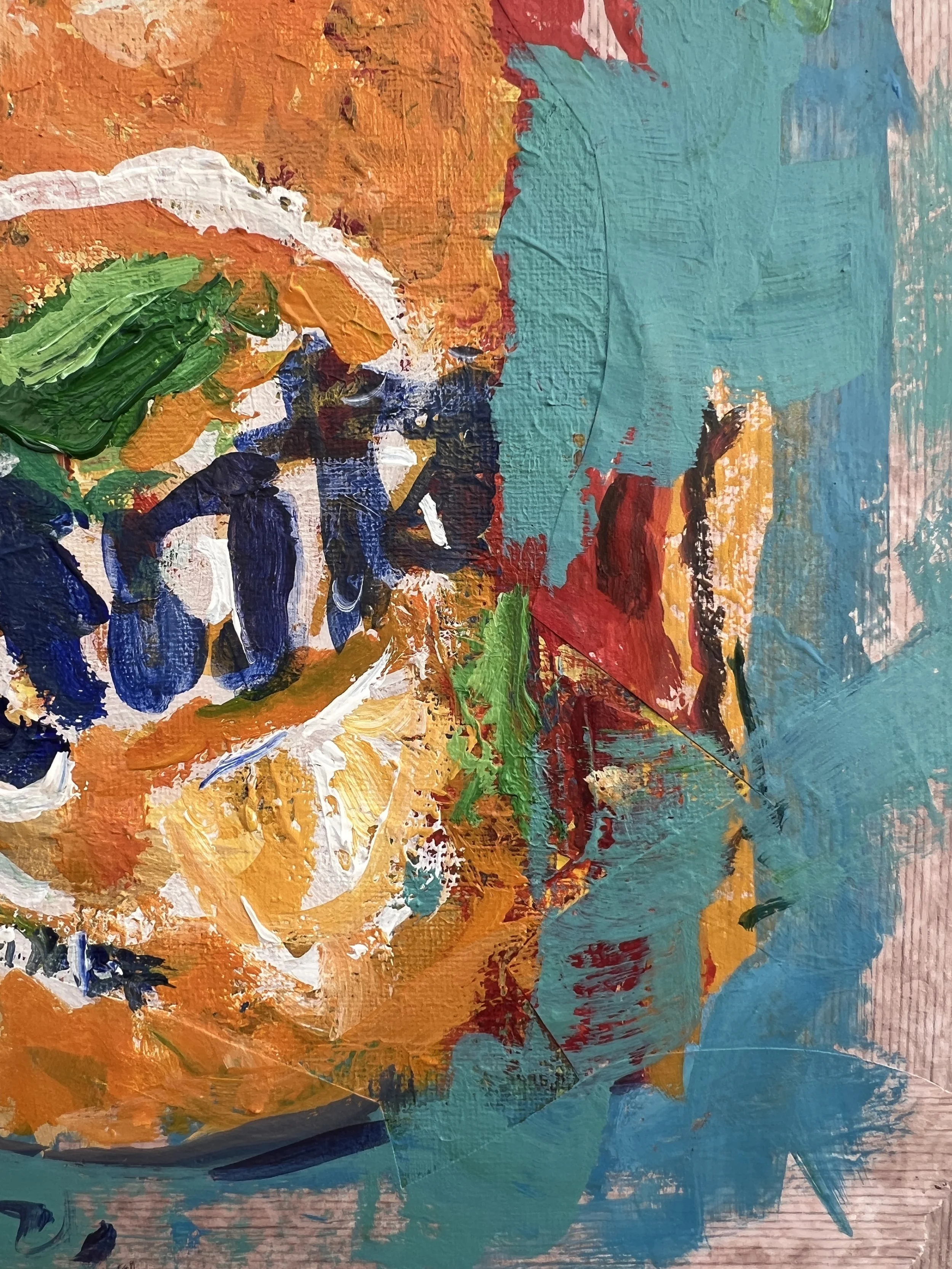 Pop open some creativity with this stunning original painting of a Fanta orange soda can - detail image 5