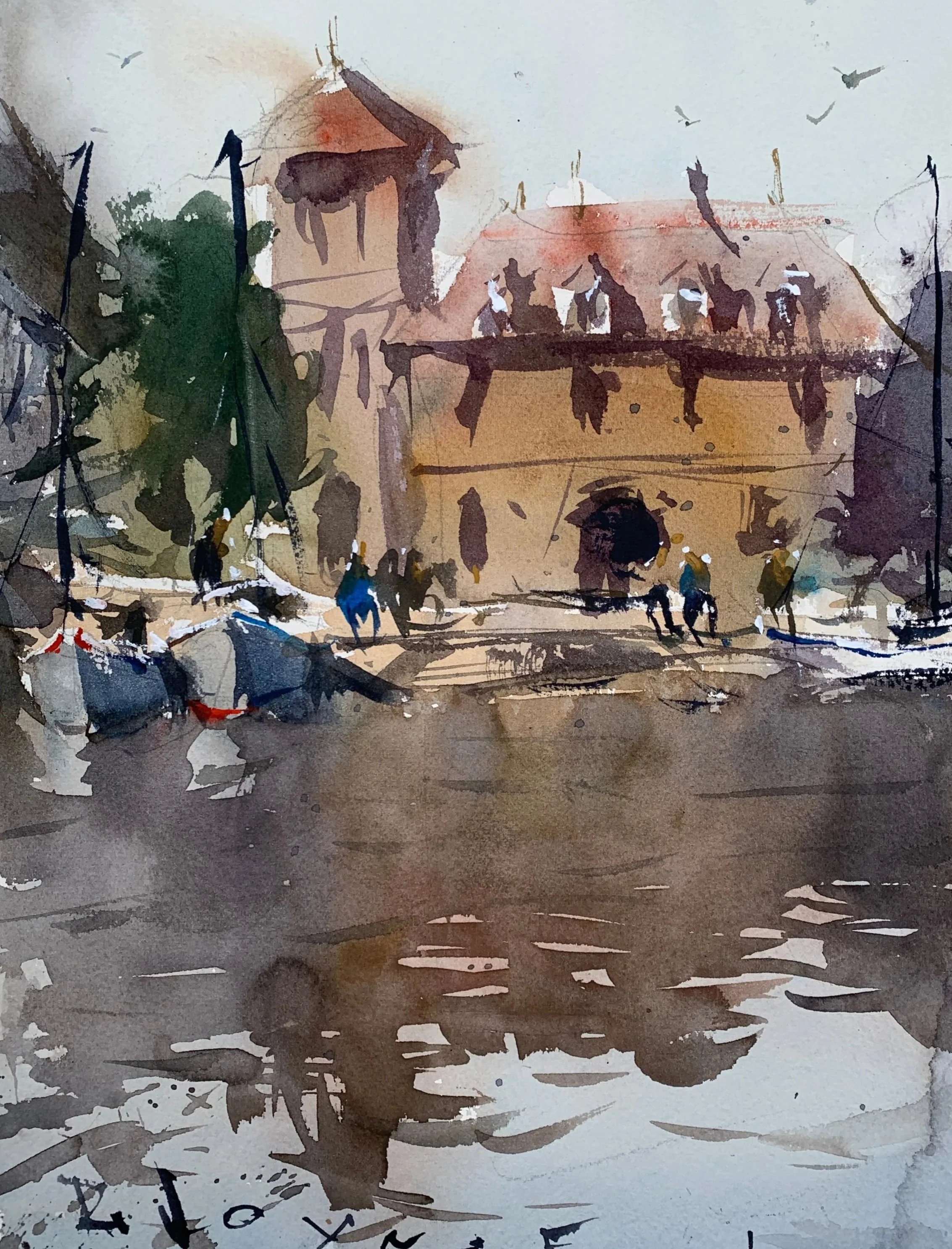 Learn watercolor painting