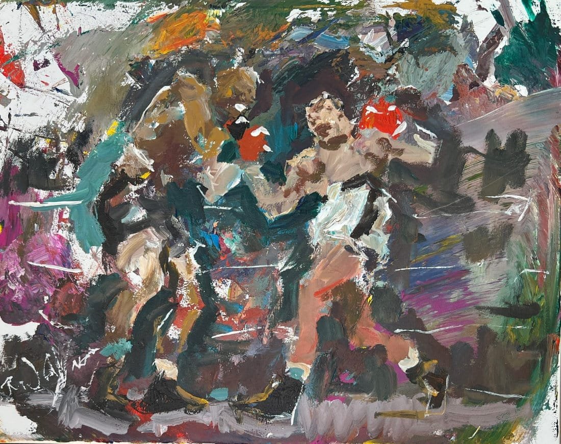 Original Boxing Paintings — Expressive Sports Legends Art