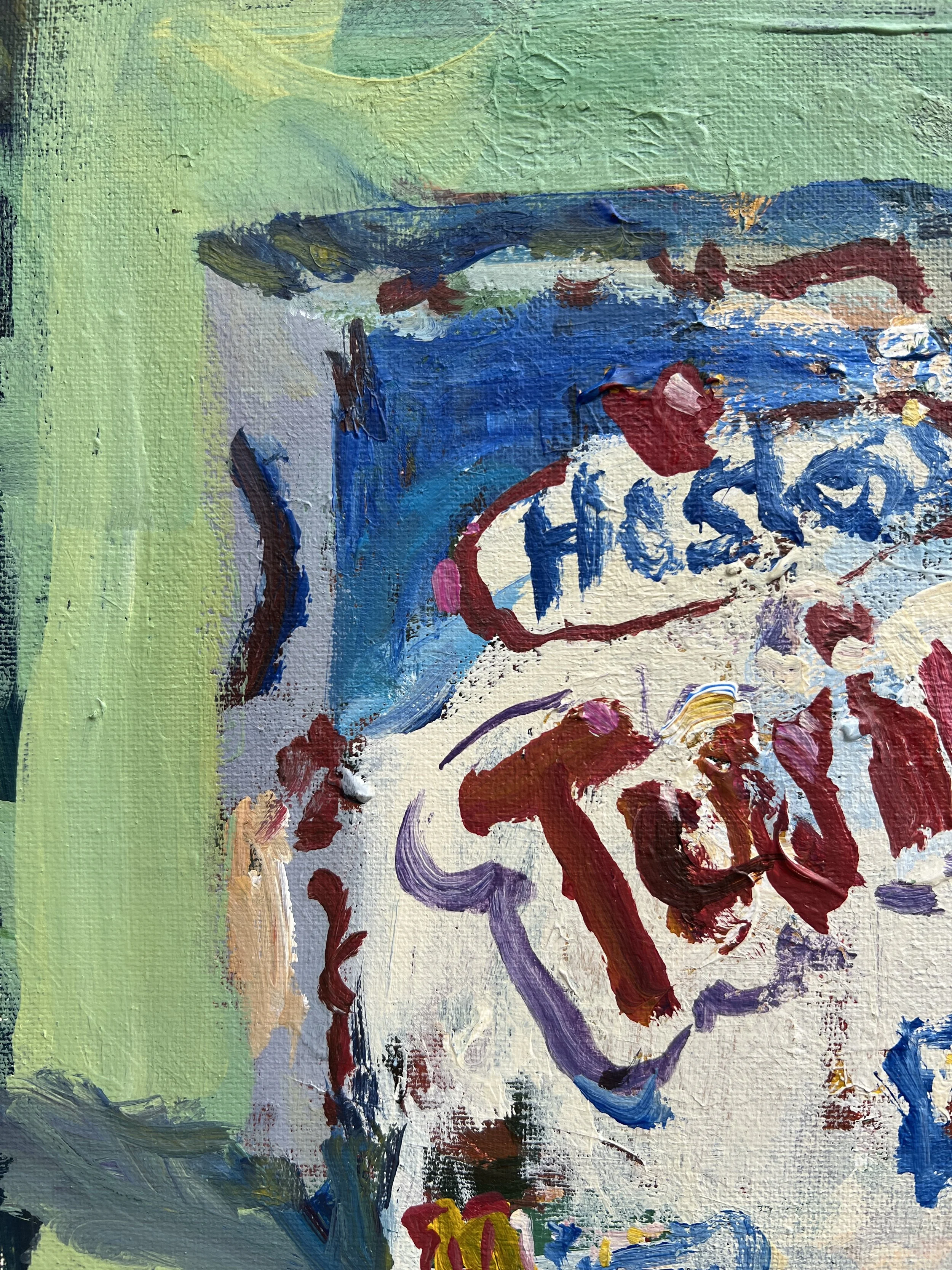 Bold, nostalgic still life featuring a box of Hostess Twinkies close up 1