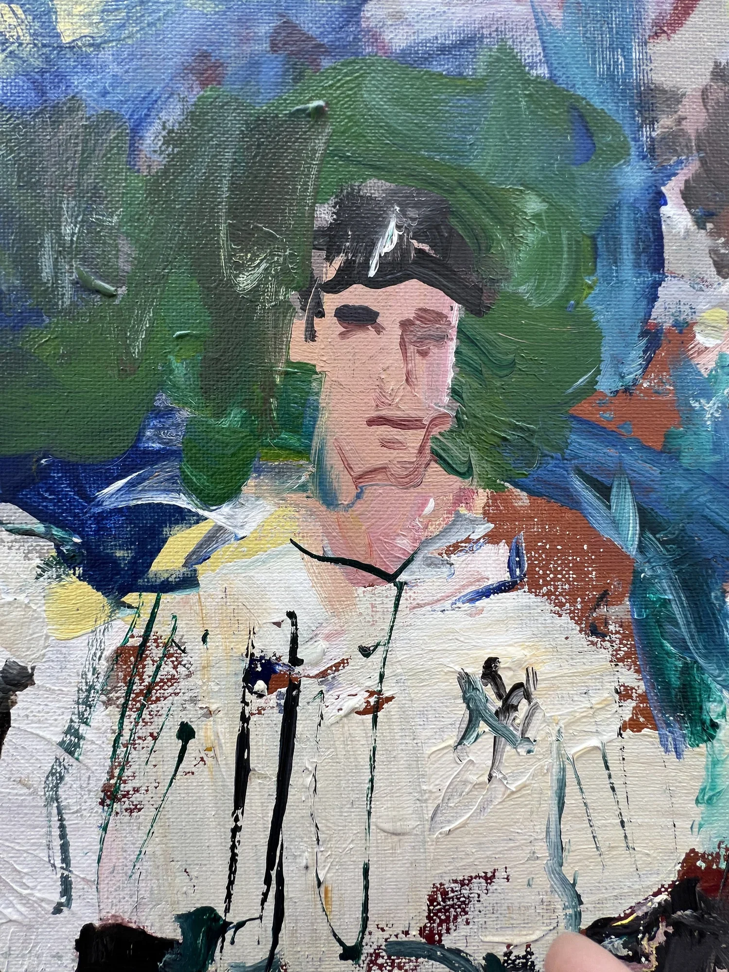 yankees-legends-mantle-dimaggio-maris-original-painting-closeup-3.webp
