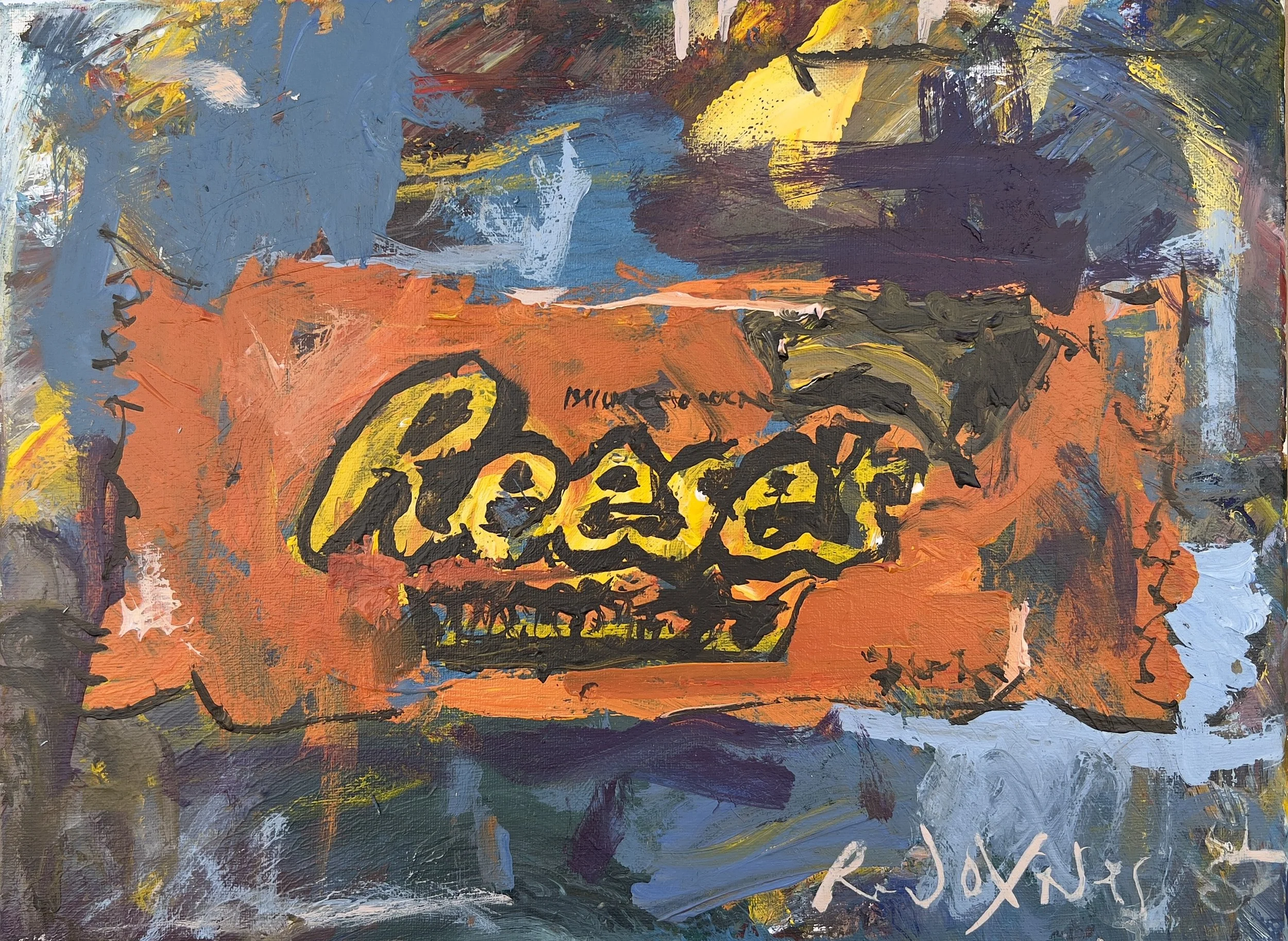 Title: Reese's Peanut Butter Cups Candy Art Print