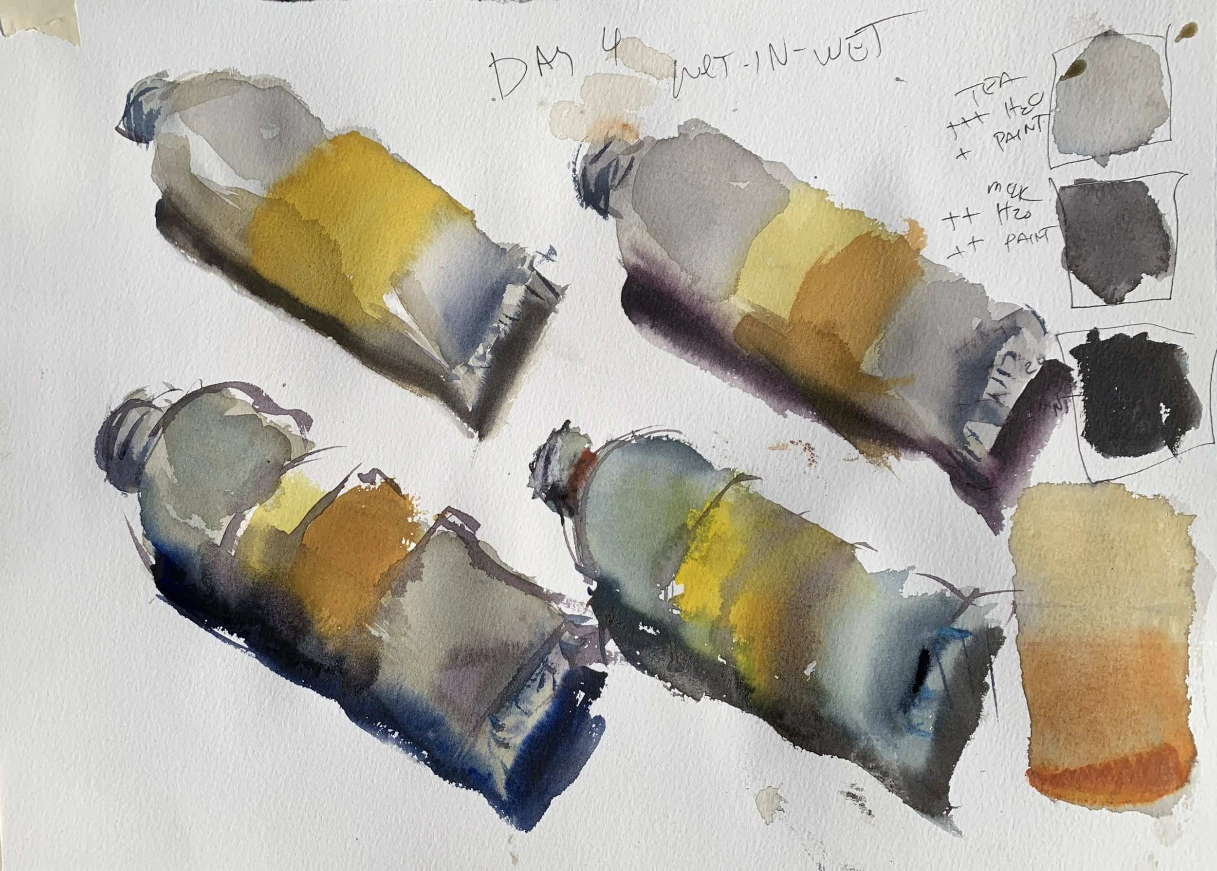 Watercolor challenge course for all levels