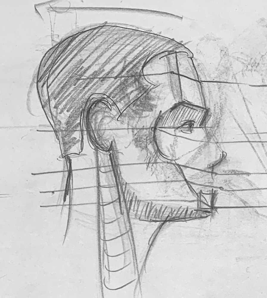 Learn to draw human head