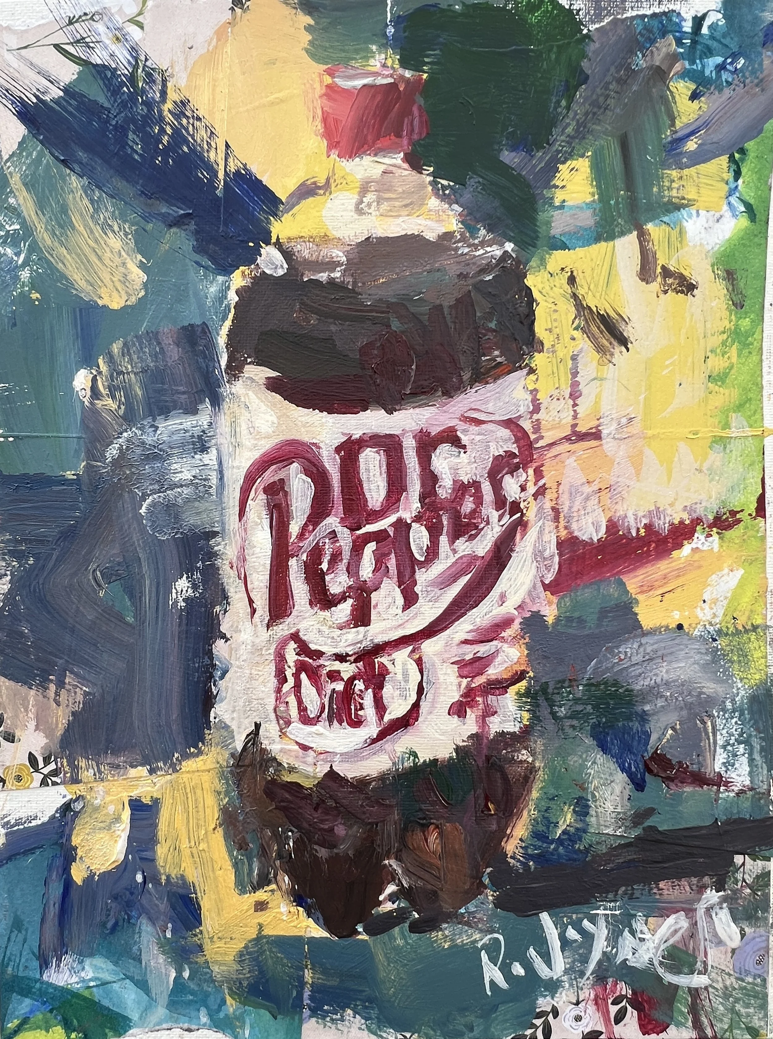 Diet Dr Pepper 2-Liter Kitchen Art Print