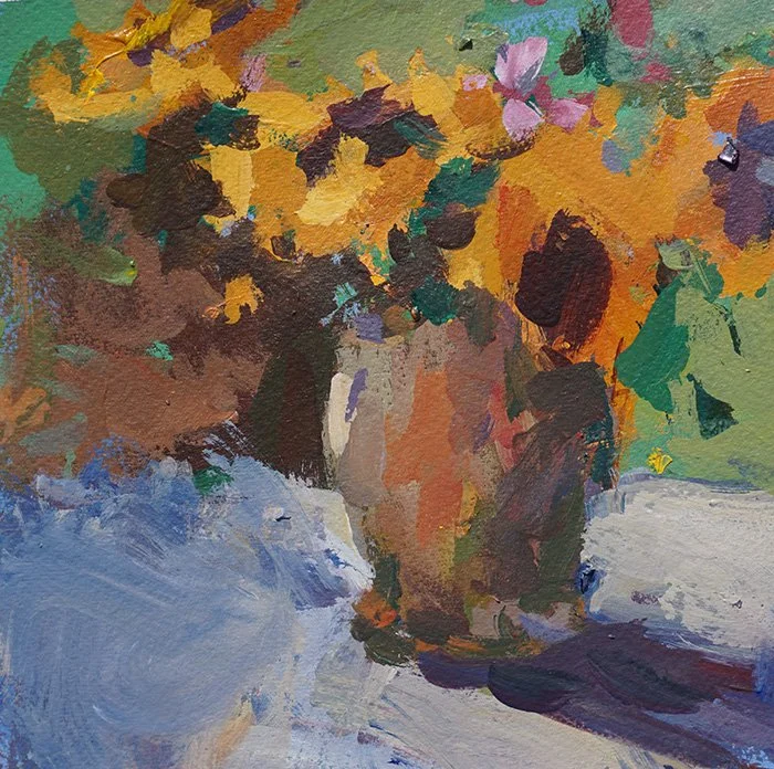 Loose Acrylic Florals course