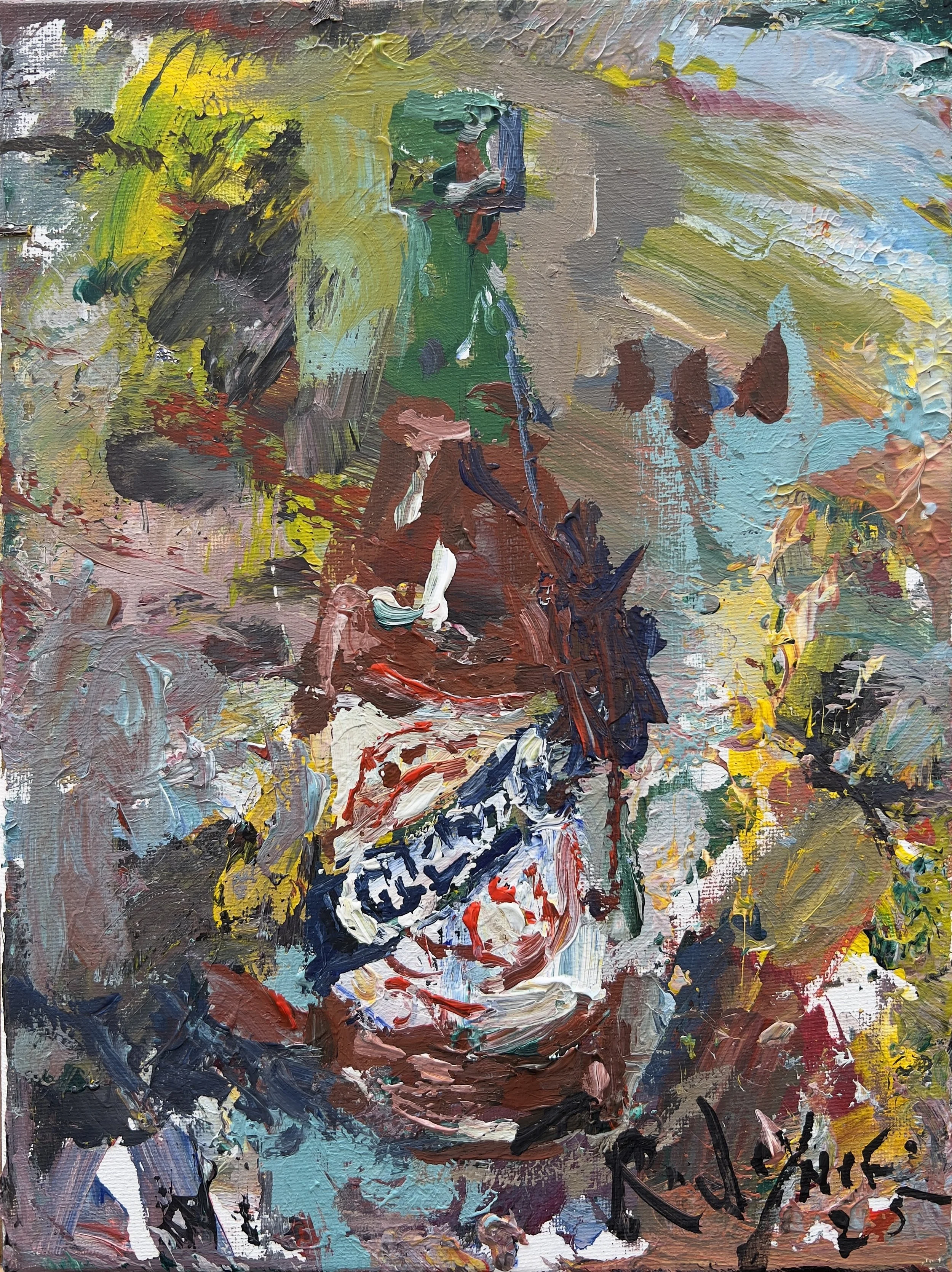 Crystal Hot Sauce Bottle Kitchen Art Print