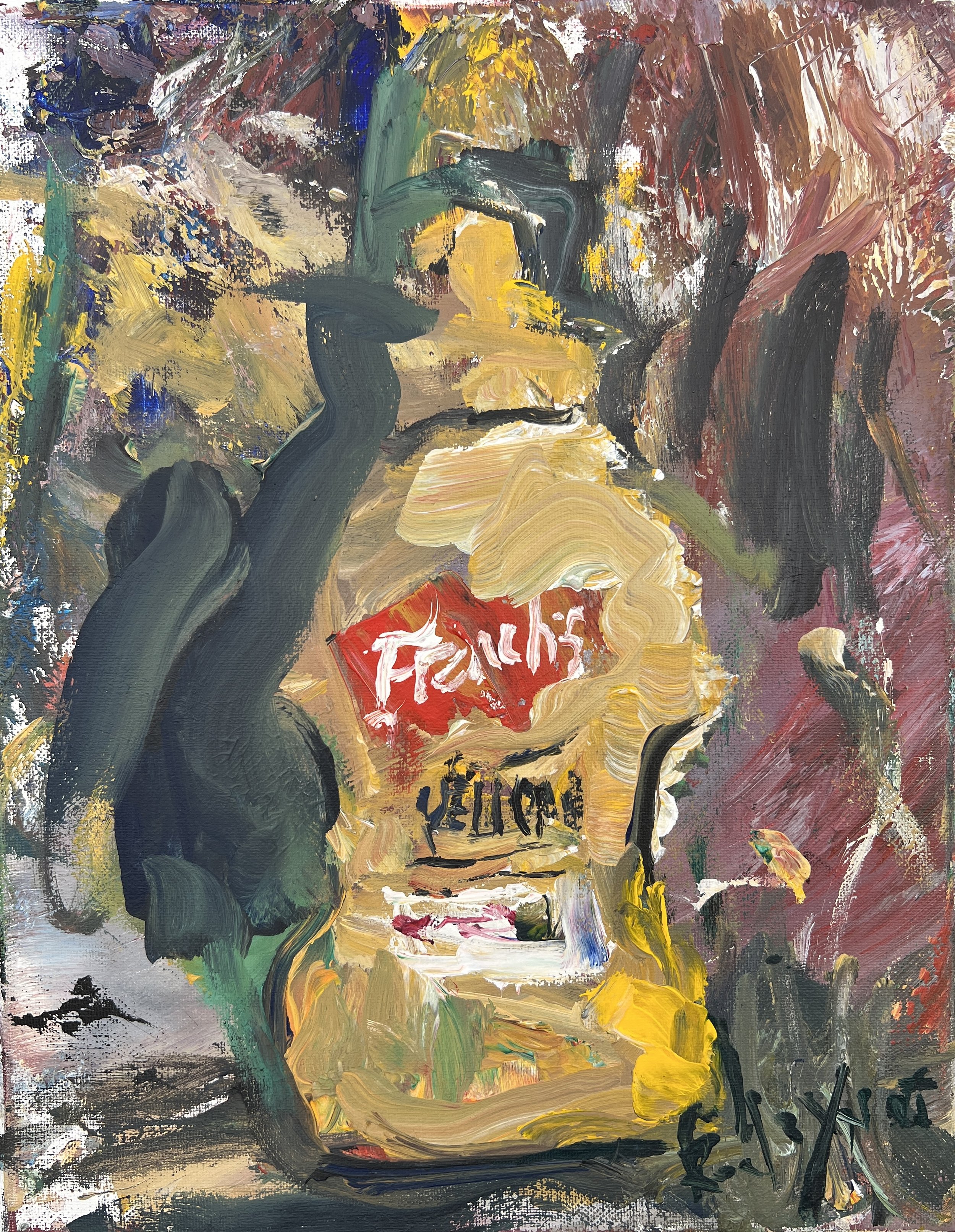 French’s Yellow Mustard Bottle Kitchen Art Print