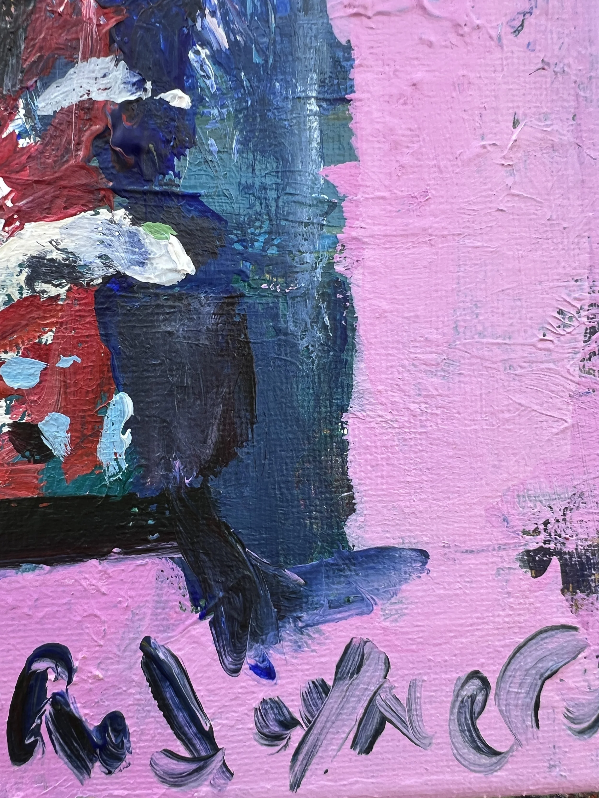 Bag of double stuffed oreos painting close up 4