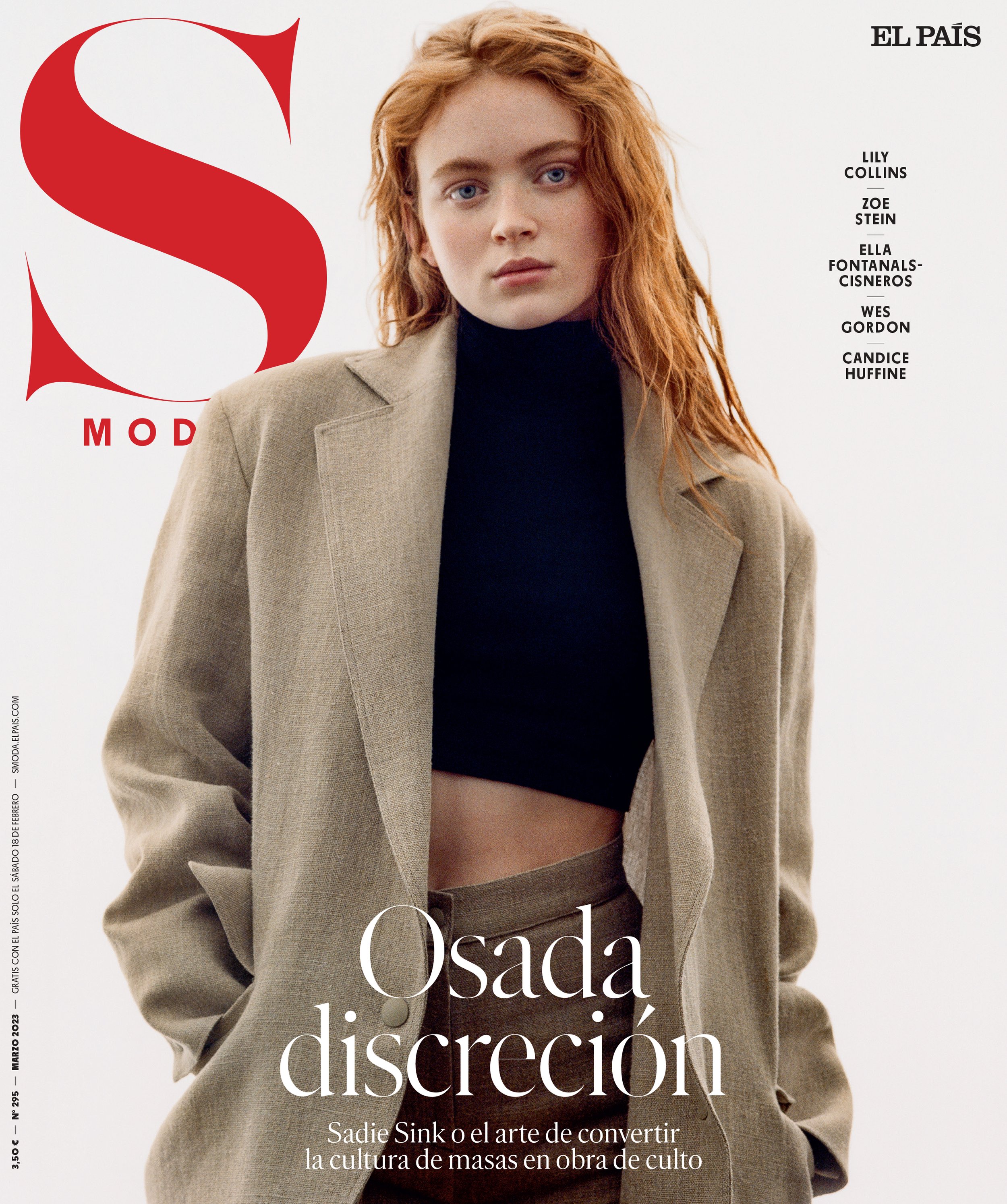 S MAR 295 PORTADA Sadie sink-C - No Barcode.jpg