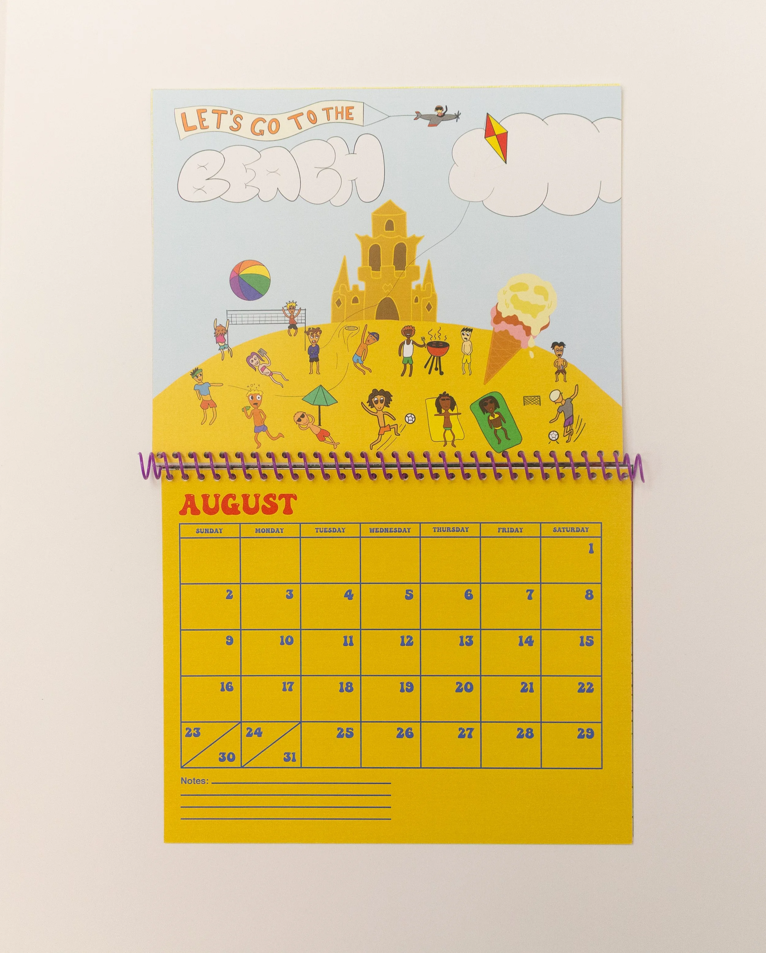 August Page By Mathew Cueva