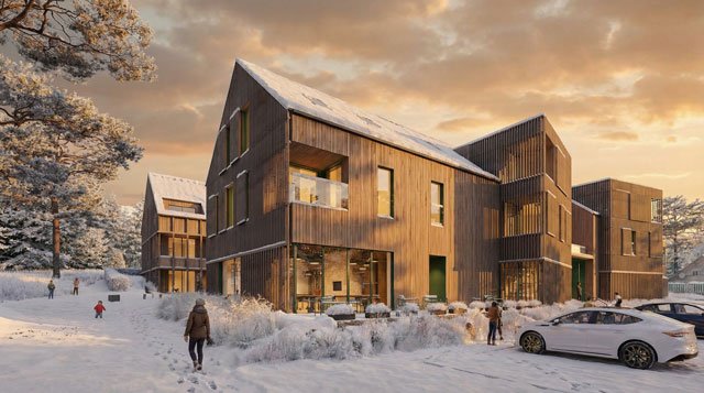 Vizualizace rodinného resortu