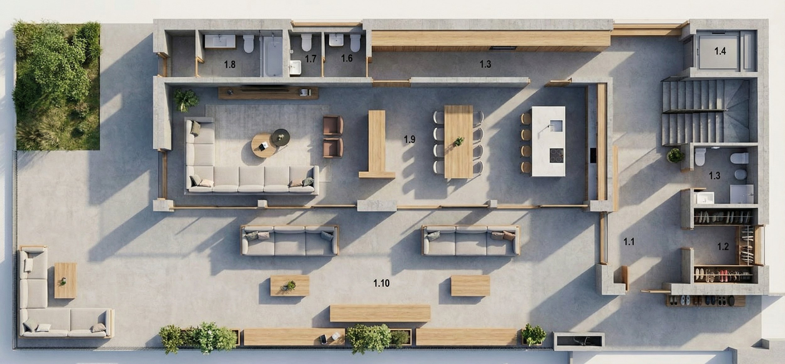 3D půdorys, floorplab