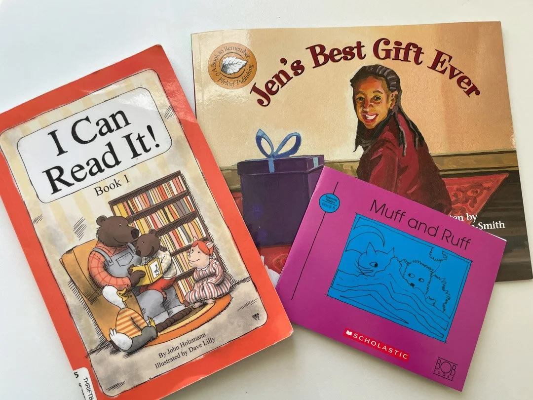 decodable vs. leveled readers — Homespun Childhood
