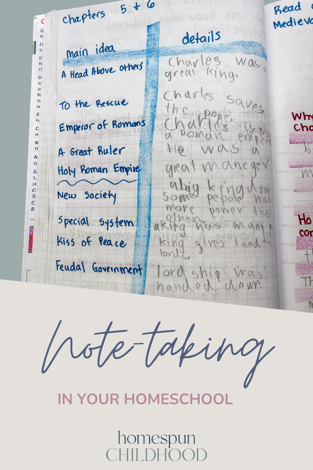 Note-Taking in Your Homeschool